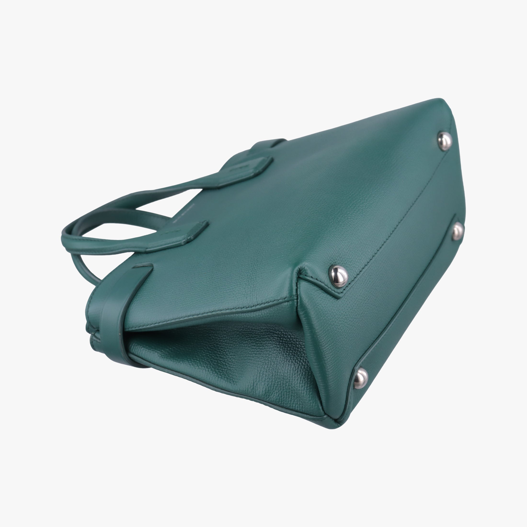Vintage Burberry banner Green leather  shoulderbag | stylenewstar