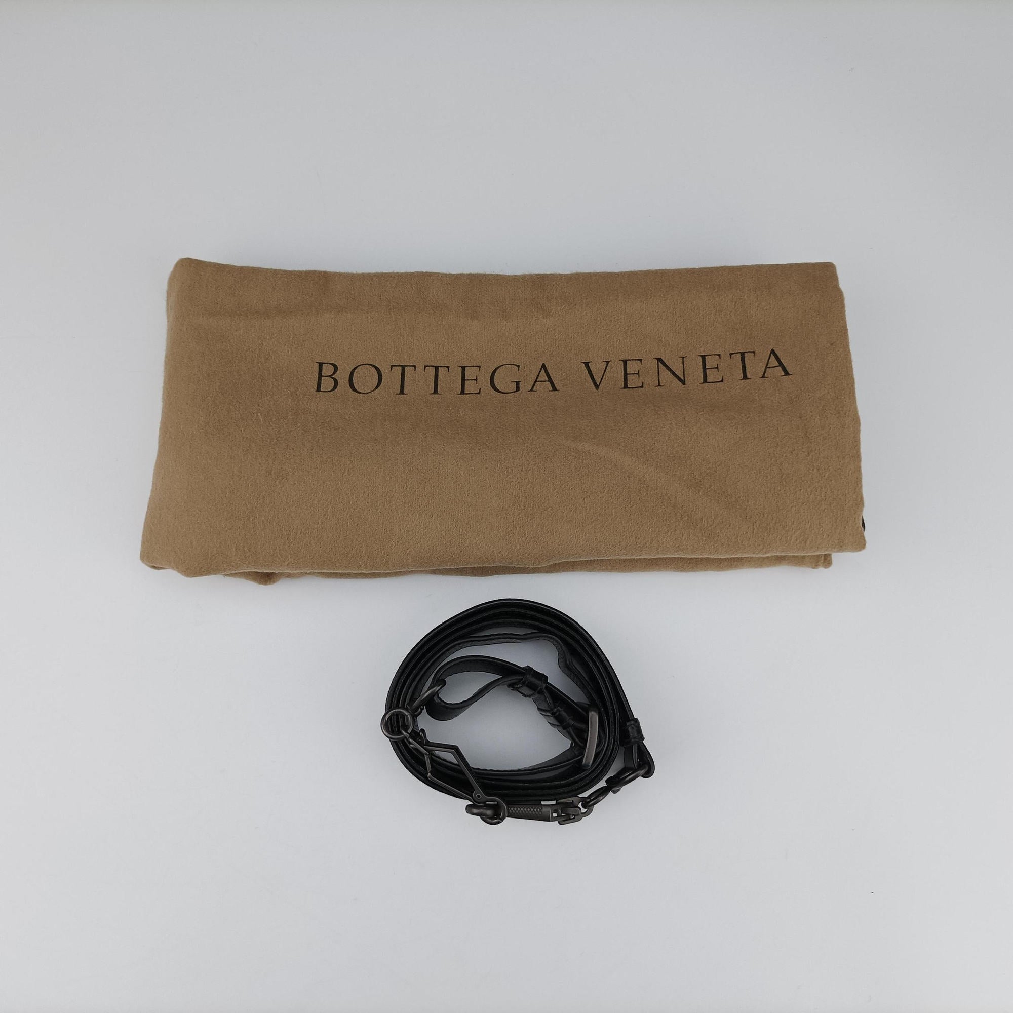 Pre-owned Bottega Veneta Intrecciato Briefcase Black Lambskin  shoulderbag | stylenewstar