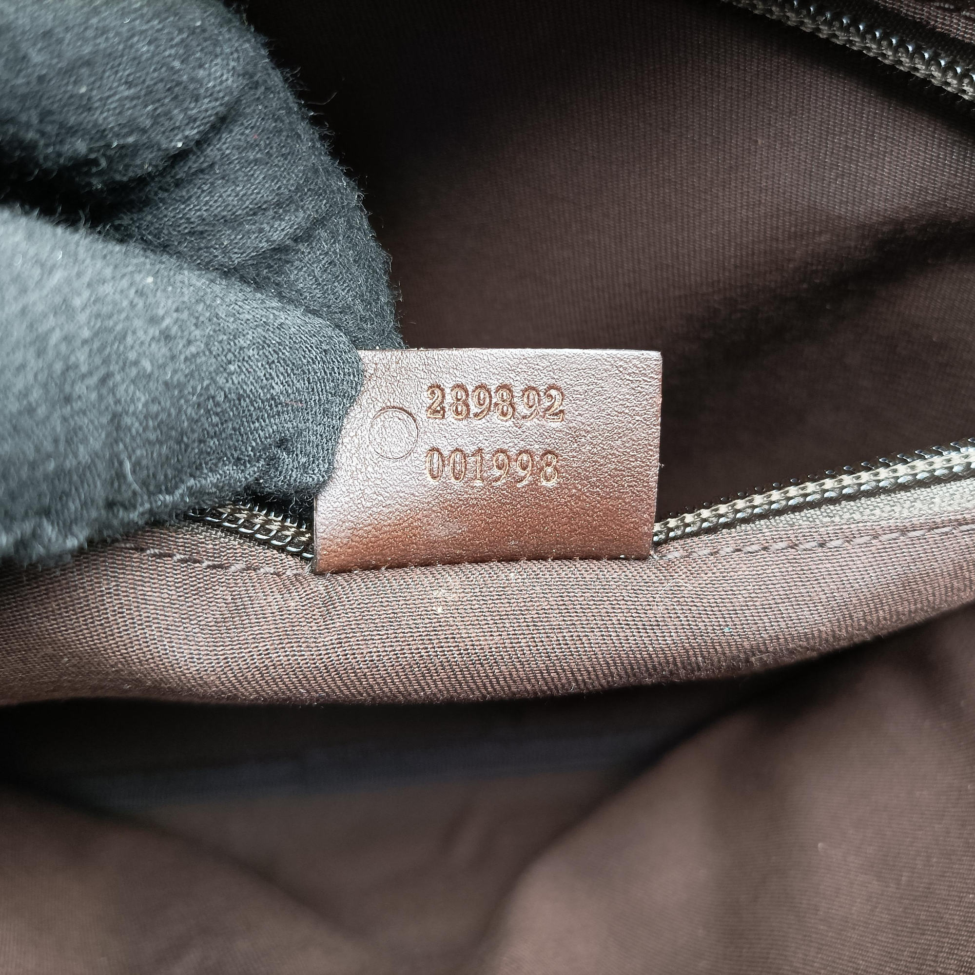 Pre-owned Gucci Business Brown × Beige PVC coated canvas 289892 shoulderbag | stylenewstar