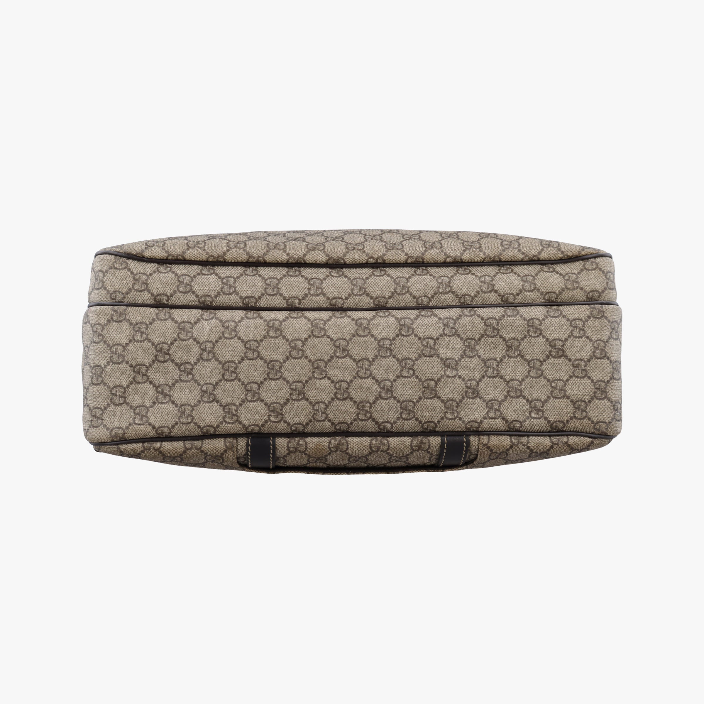 Pre-owned Gucci Business Brown × Beige PVC coated canvas 289892 shoulderbag | stylenewstar