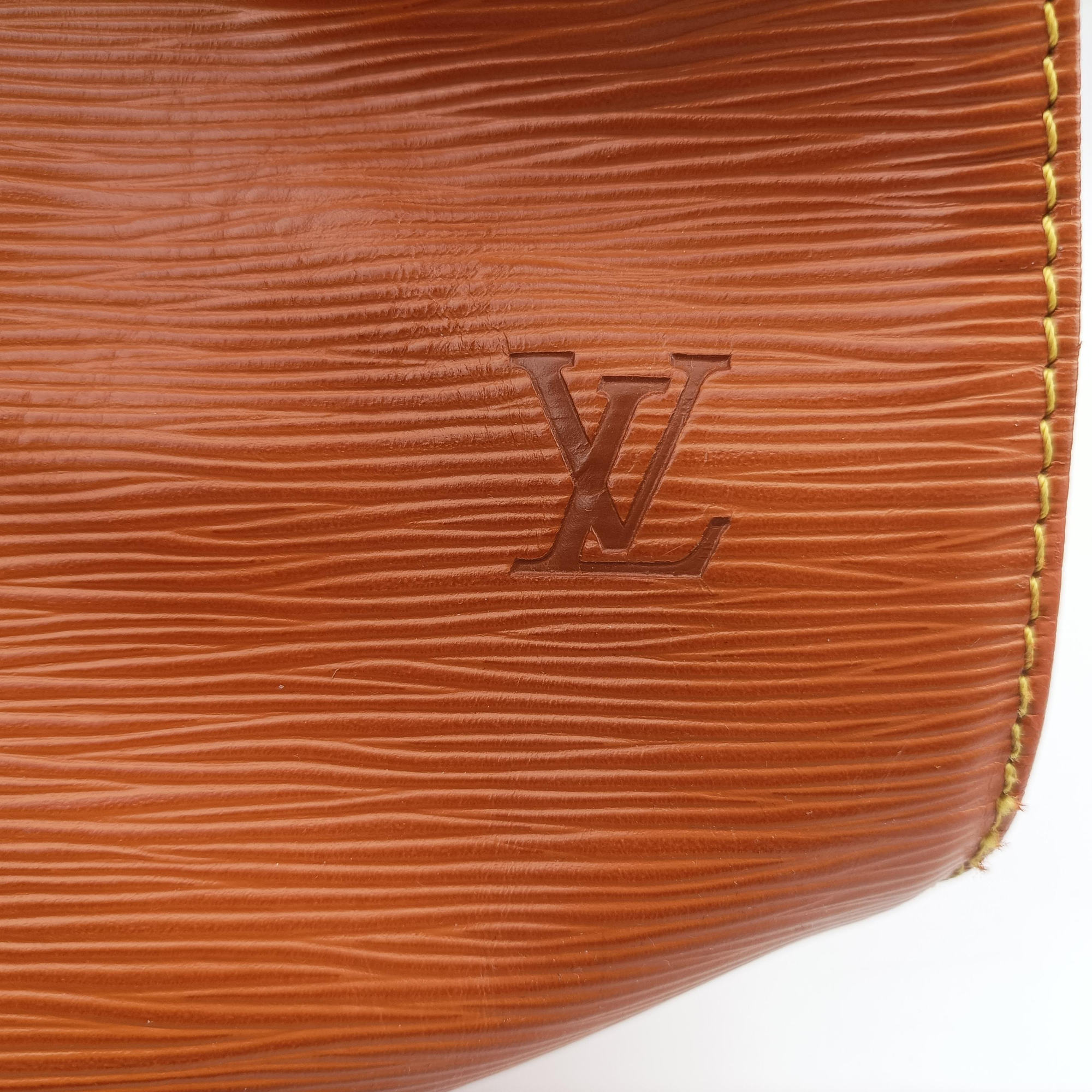 Pre-owned Louis Vuitton Keepall 55 Zipang Gold epi M42958 handbag | stylenewstar