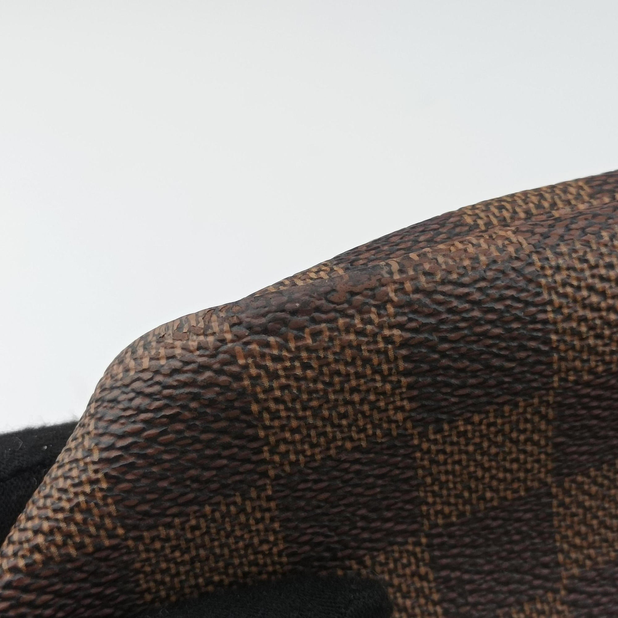 Pre-owned Louis Vuitton NEVERFULL GM EBENE Damier Canvas N51106 shoulderbag | stylenewstar