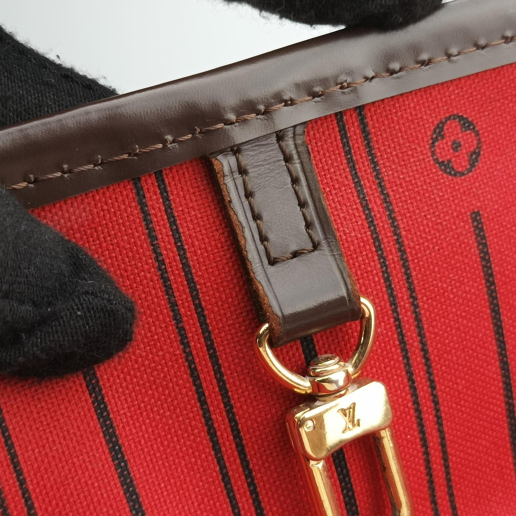 Pre-owned Louis Vuitton NEVERFULL GM EBENE Damier Canvas N51106 shoulderbag | stylenewstar