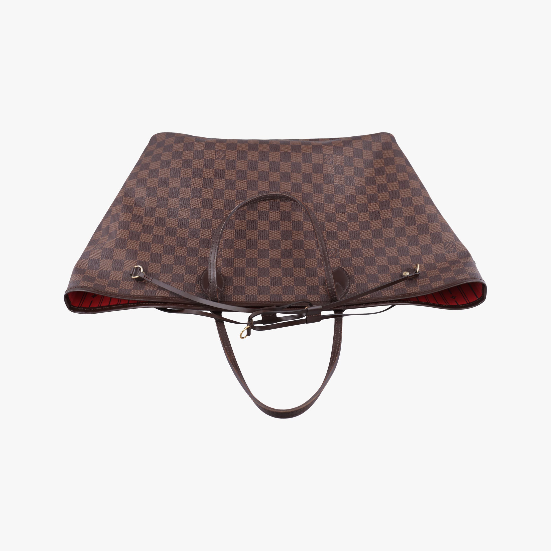 Pre-owned Louis Vuitton NEVERFULL GM EBENE Damier Canvas N51106 shoulderbag | stylenewstar