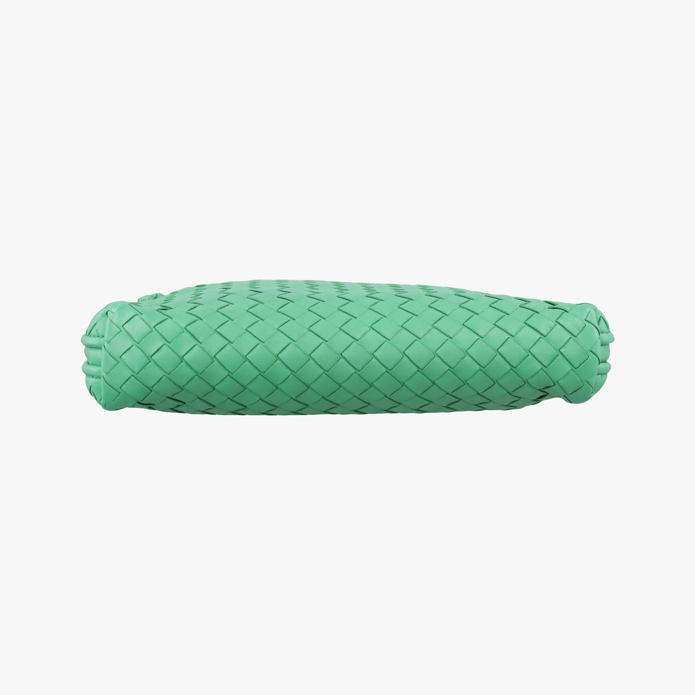 Pre-owned Bottega Veneta NODINI Intrecciato Green lambskin  shoulderbag | stylenewstar