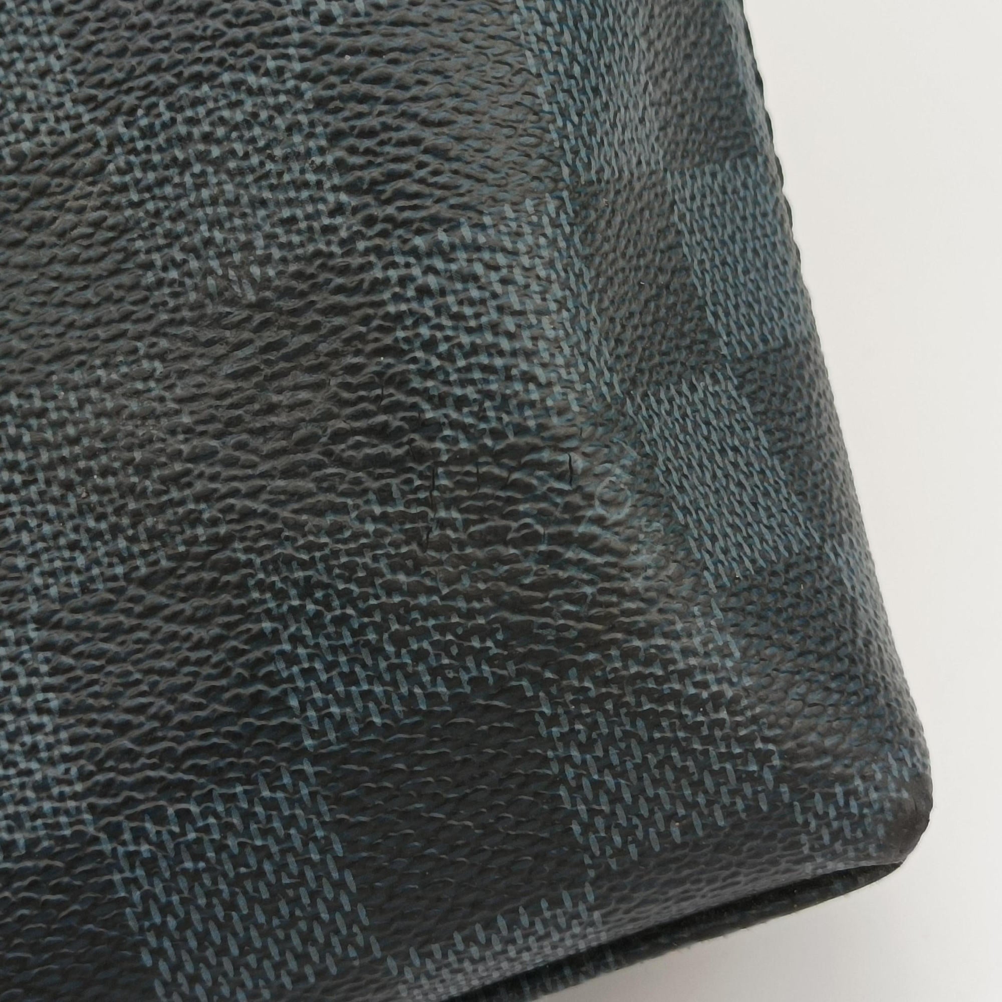 Secondhand Louis Vuitton Porte-Documents Jour Black×Navy Damier Cobalt N42241 handbag | stylenewstar