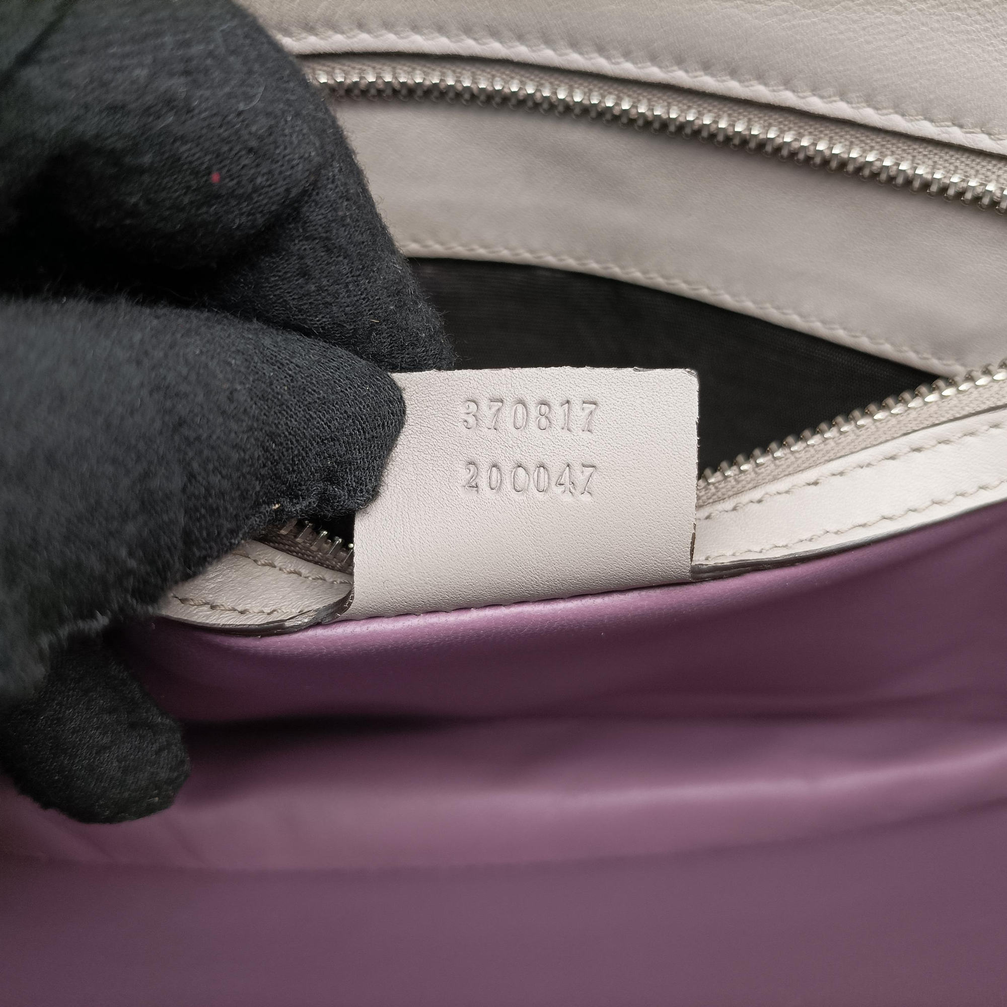 Secondhand Gucci Lady Bamboo Flap Grey Leather 370817 shoulderbag | stylenewstar