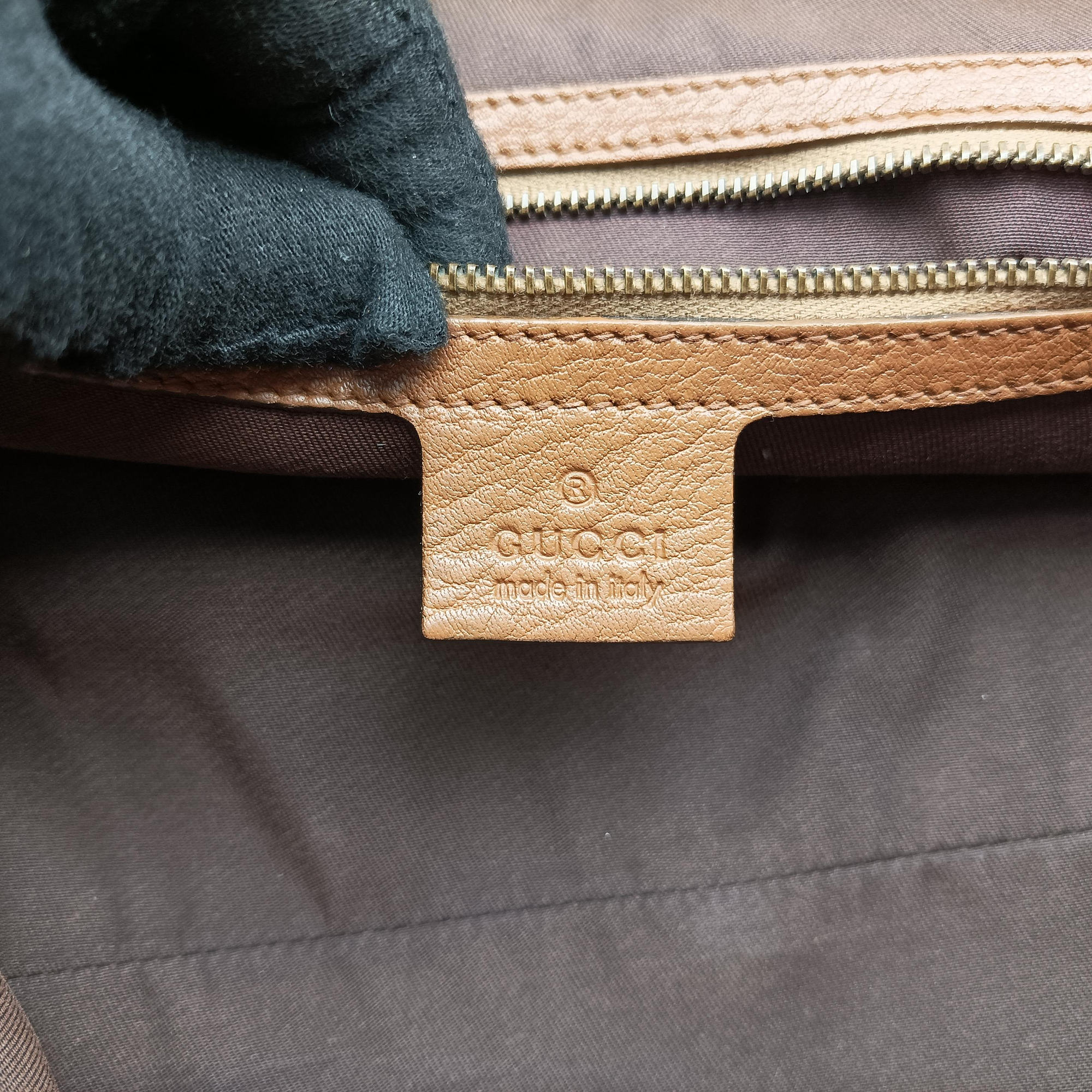 Pre-owned Gucci Guccissima New Pelham horsebit Brown canvas×leather 223958 handbag | stylenewstar