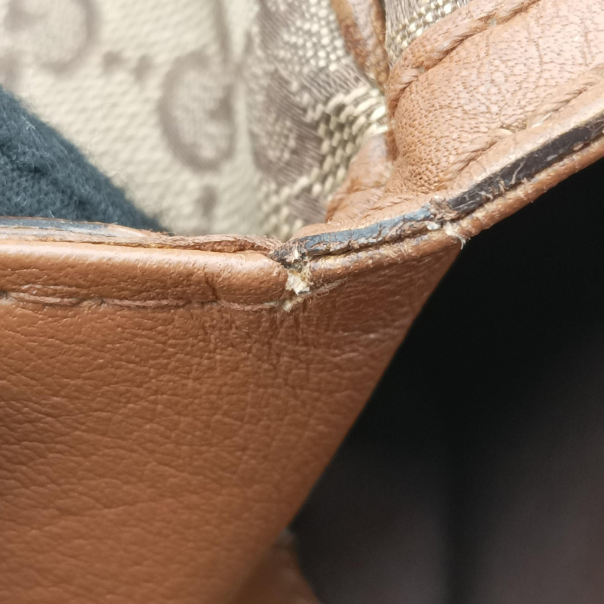 Pre-owned Gucci Guccissima New Pelham horsebit Brown canvas×leather 223958 handbag | stylenewstar