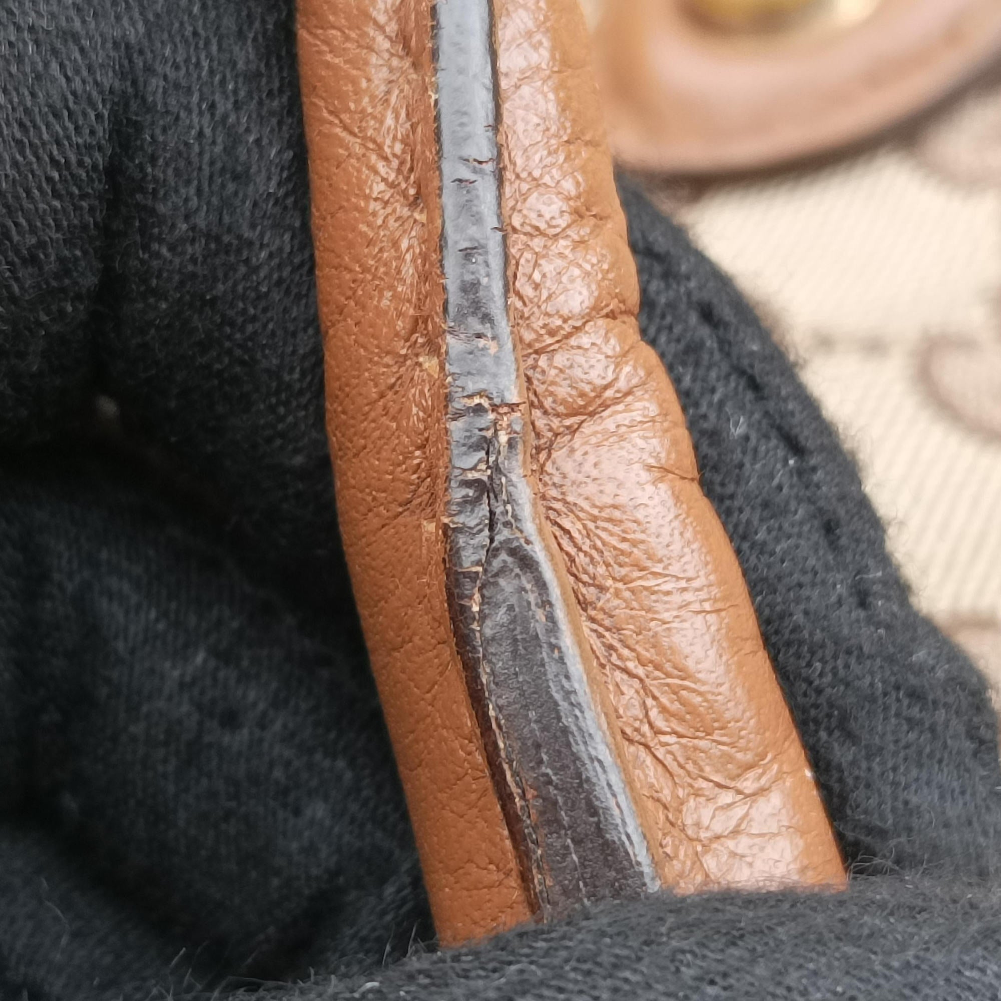 Pre-owned Gucci Guccissima New Pelham horsebit Brown canvas×leather 223958 handbag | stylenewstar