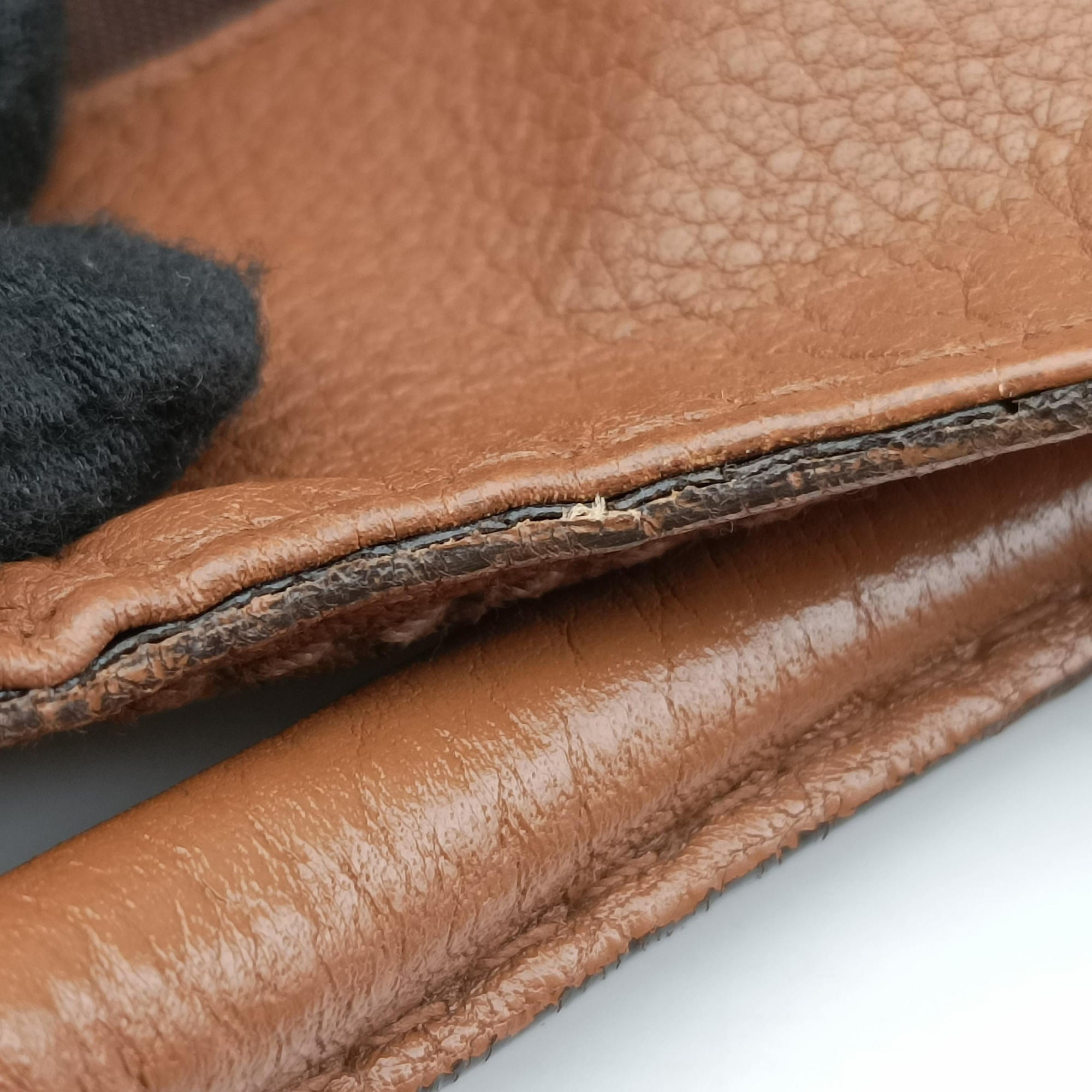 Pre-owned Gucci Guccissima New Pelham horsebit Brown canvas×leather 223958 handbag | stylenewstar
