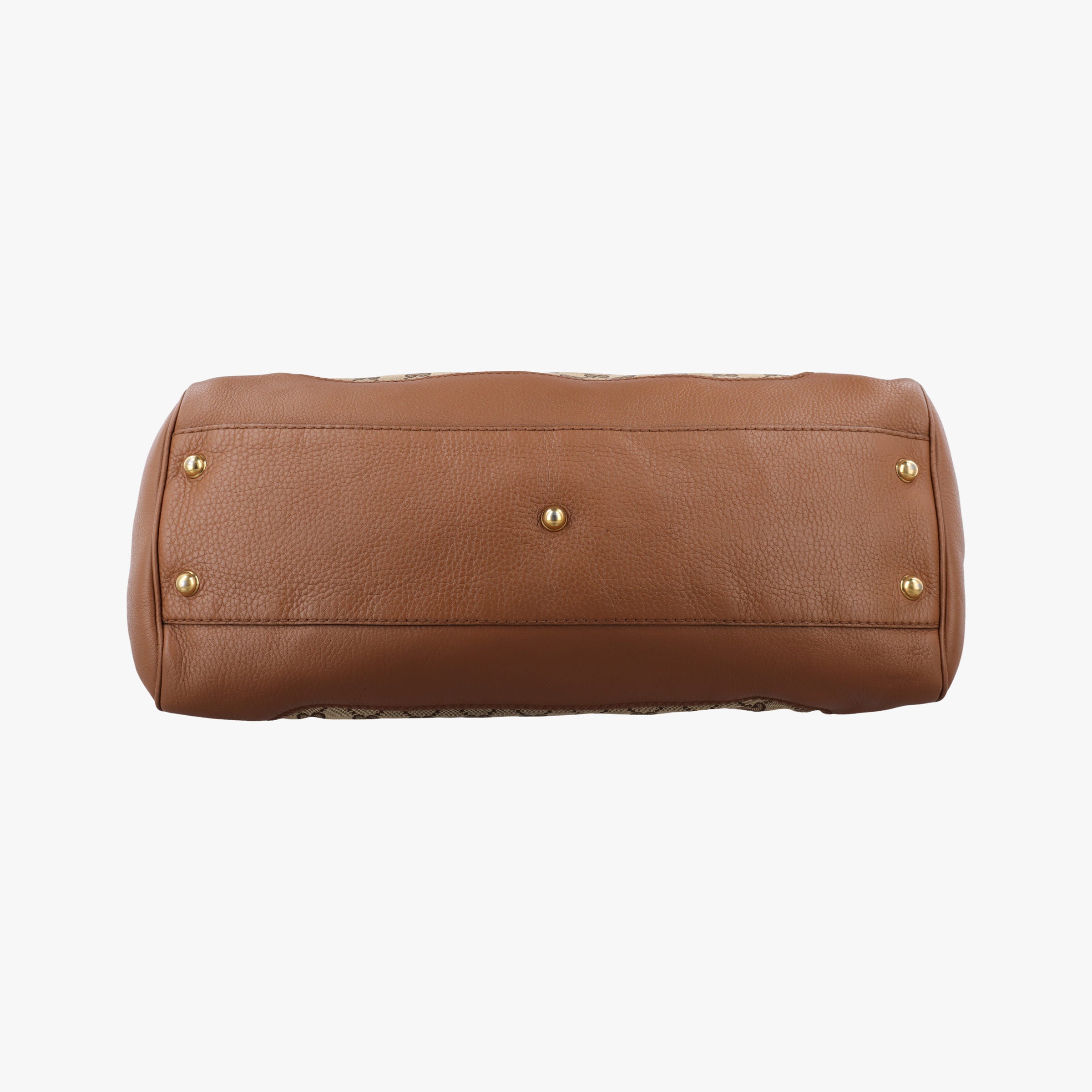 Pre-owned Gucci Guccissima New Pelham horsebit Brown canvas×leather 223958 handbag | stylenewstar