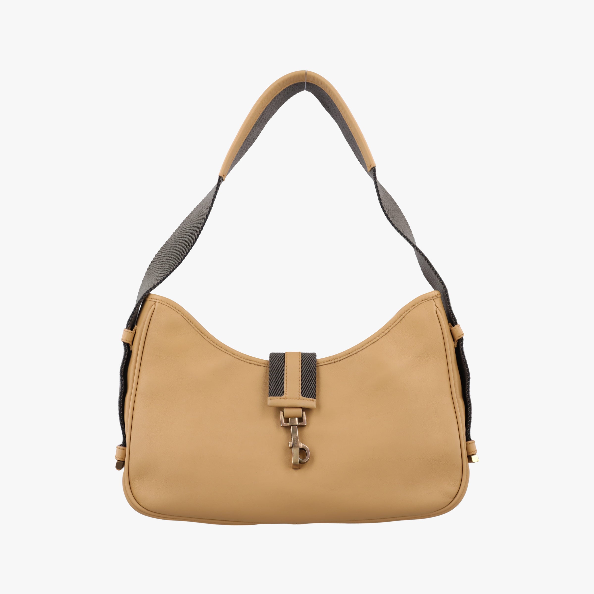 Vintage Gucci Perforated Jackie Camel Leather 92736 handbag | stylenewstar