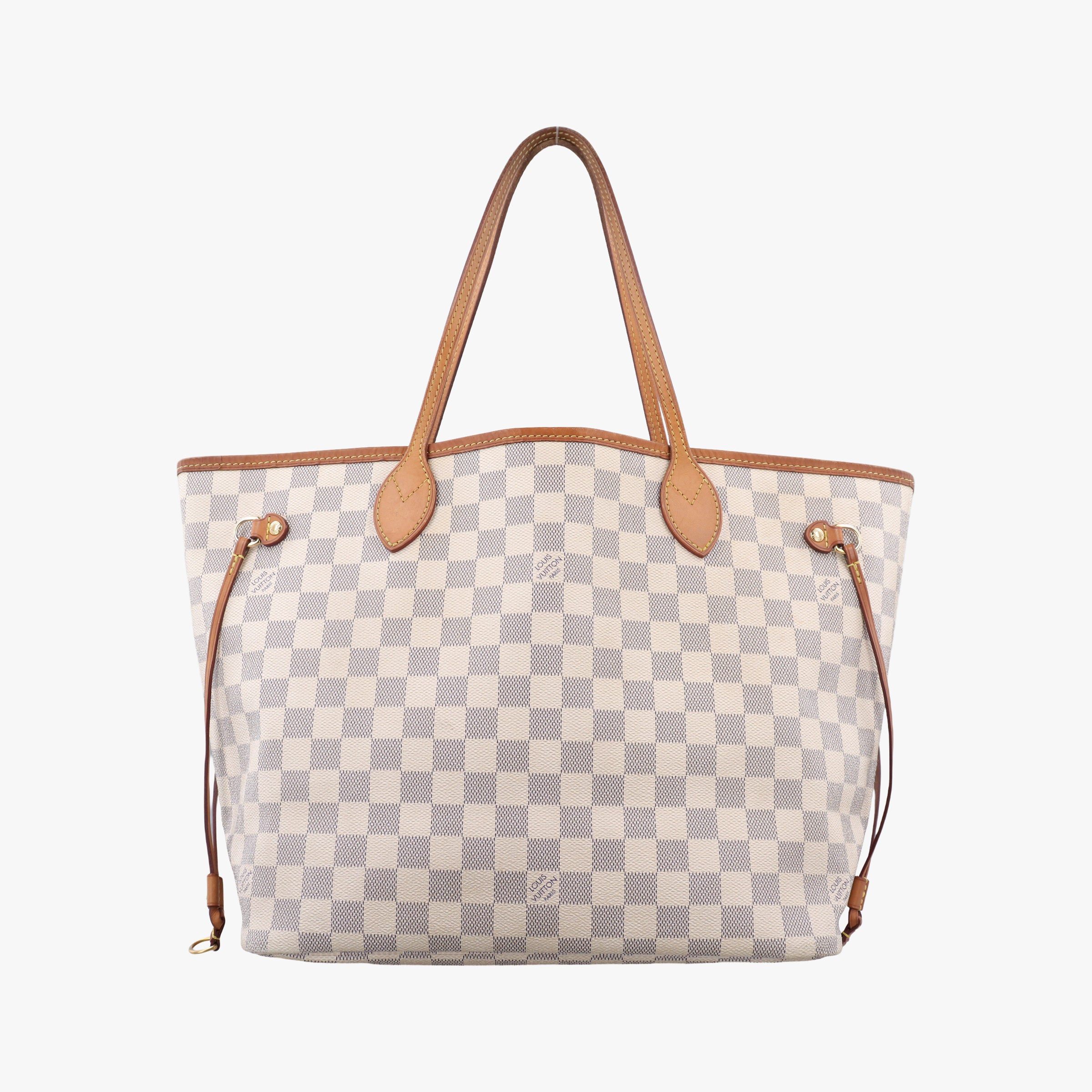 Secondhand Louis Vuitton Neverfull MM Azur Damier Canvas N51107 handbag | stylenewstar