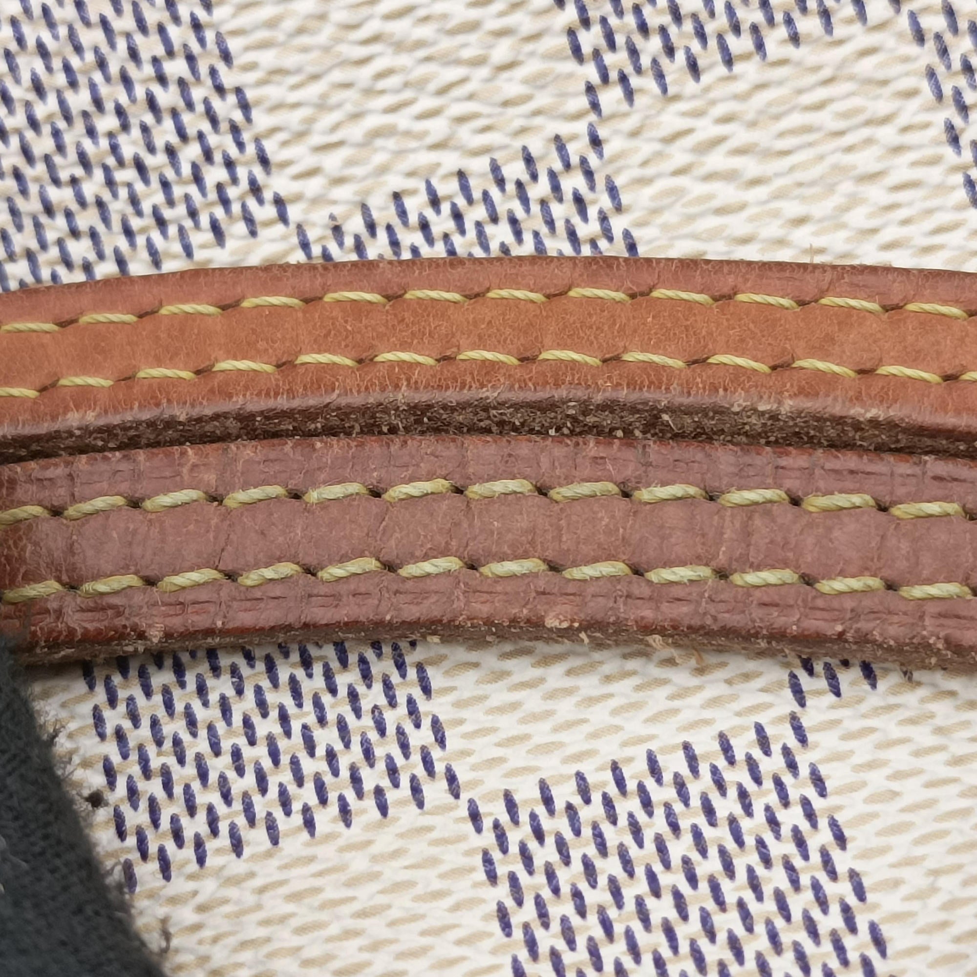 Secondhand Louis Vuitton Neverfull MM Azur Damier Canvas N51107 handbag | stylenewstar