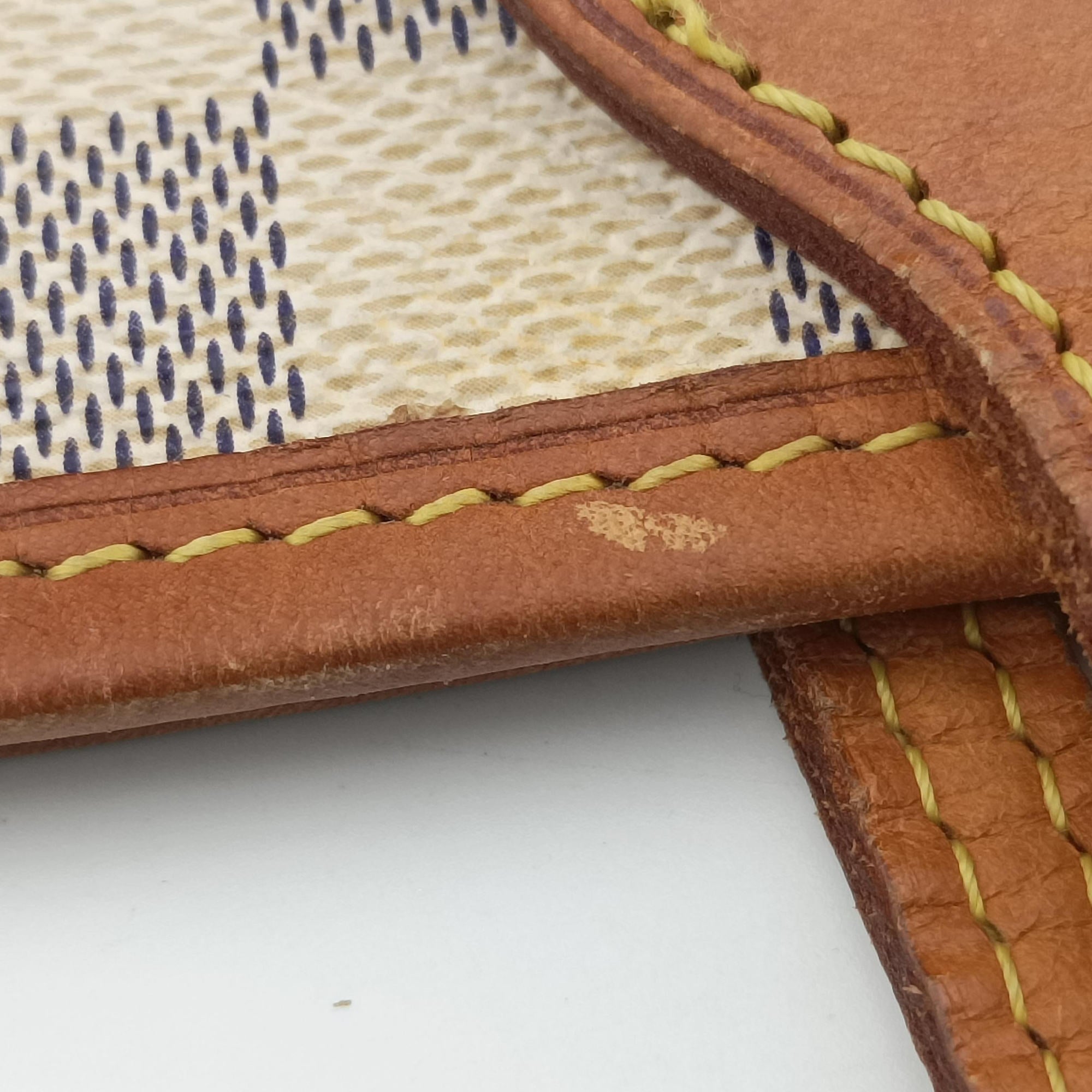 Secondhand Louis Vuitton Neverfull MM Azur Damier Canvas N51107 handbag | stylenewstar