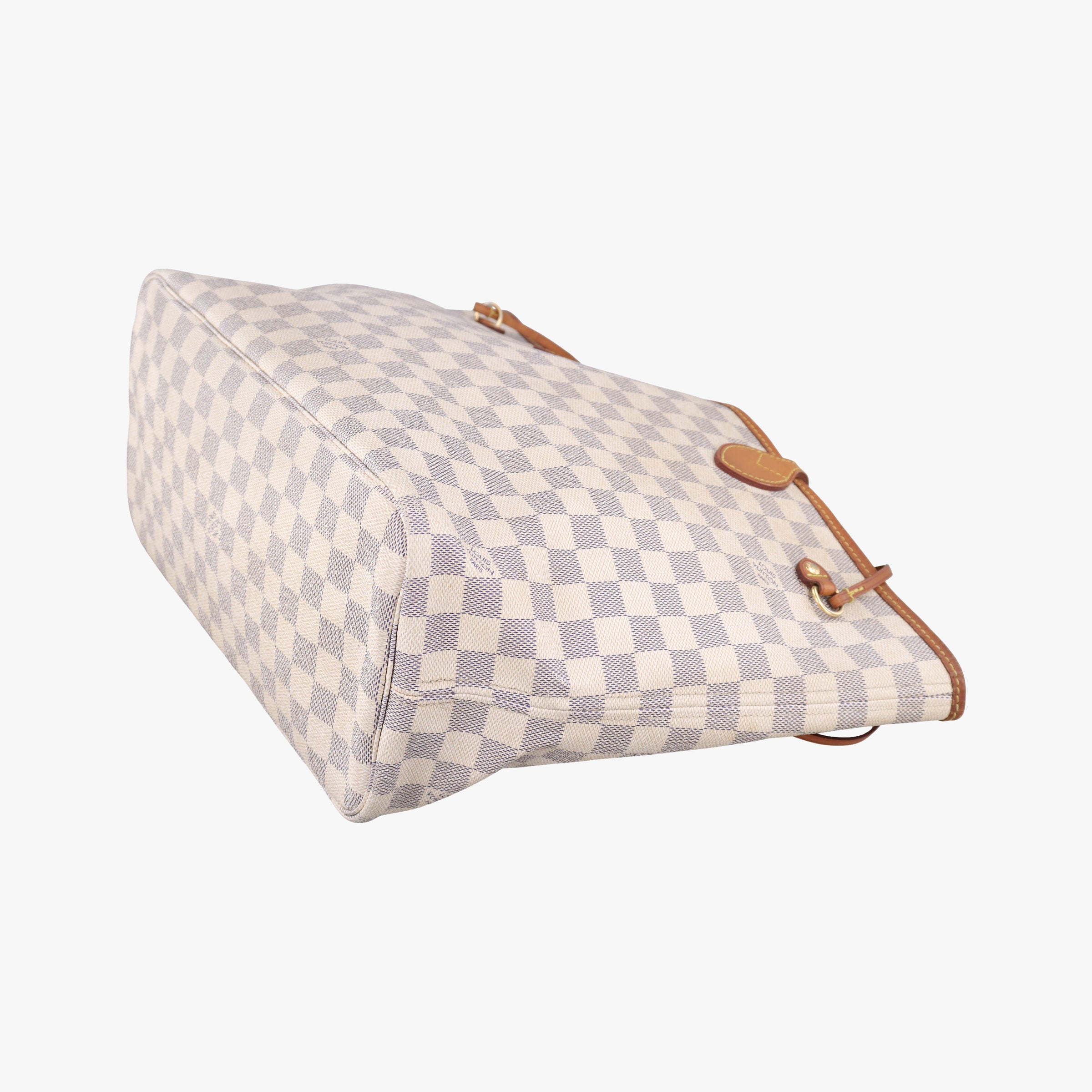 Secondhand Louis Vuitton Neverfull MM Azur Damier Canvas N51107 handbag | stylenewstar