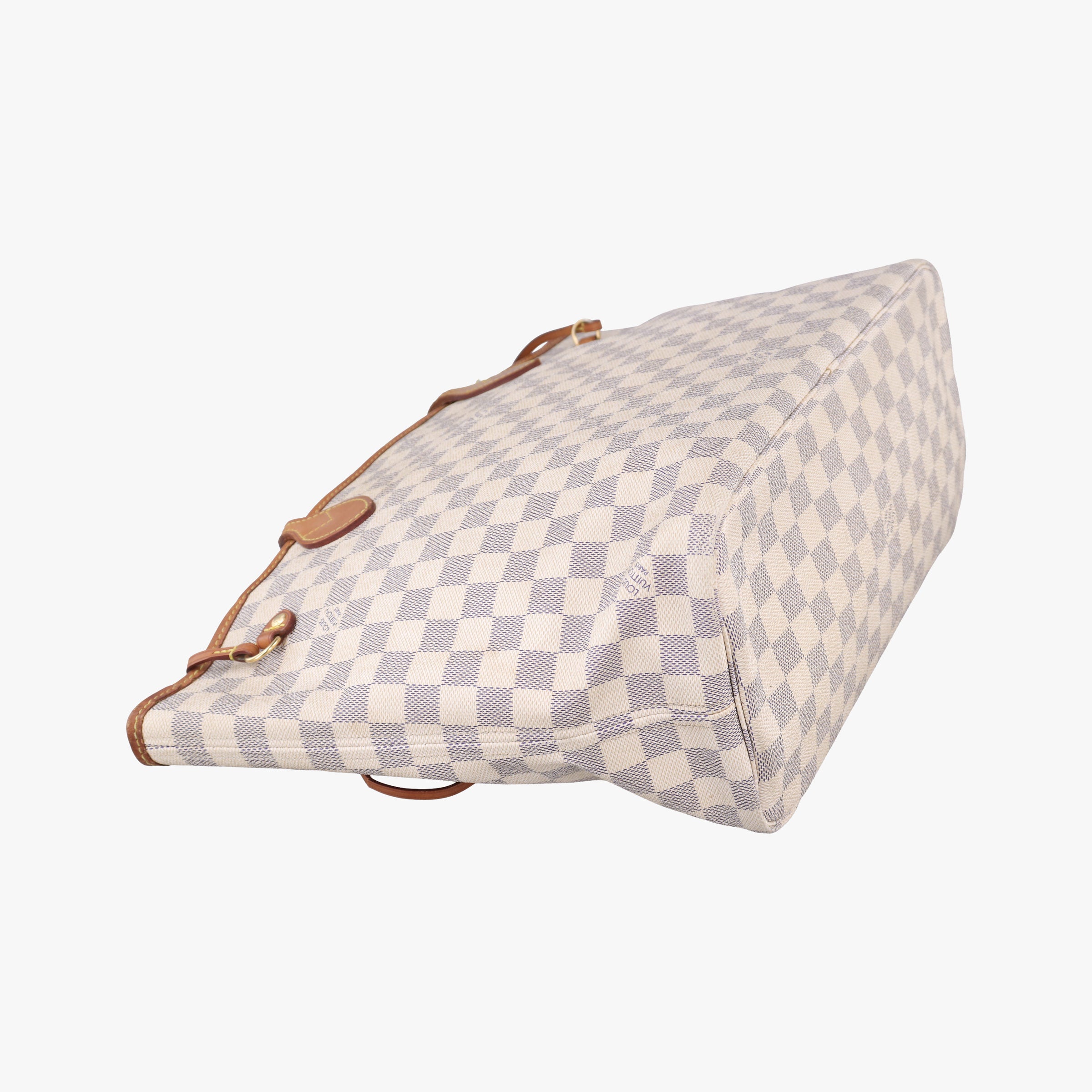 Secondhand Louis Vuitton Neverfull MM Azur Damier Canvas N51107 handbag | stylenewstar