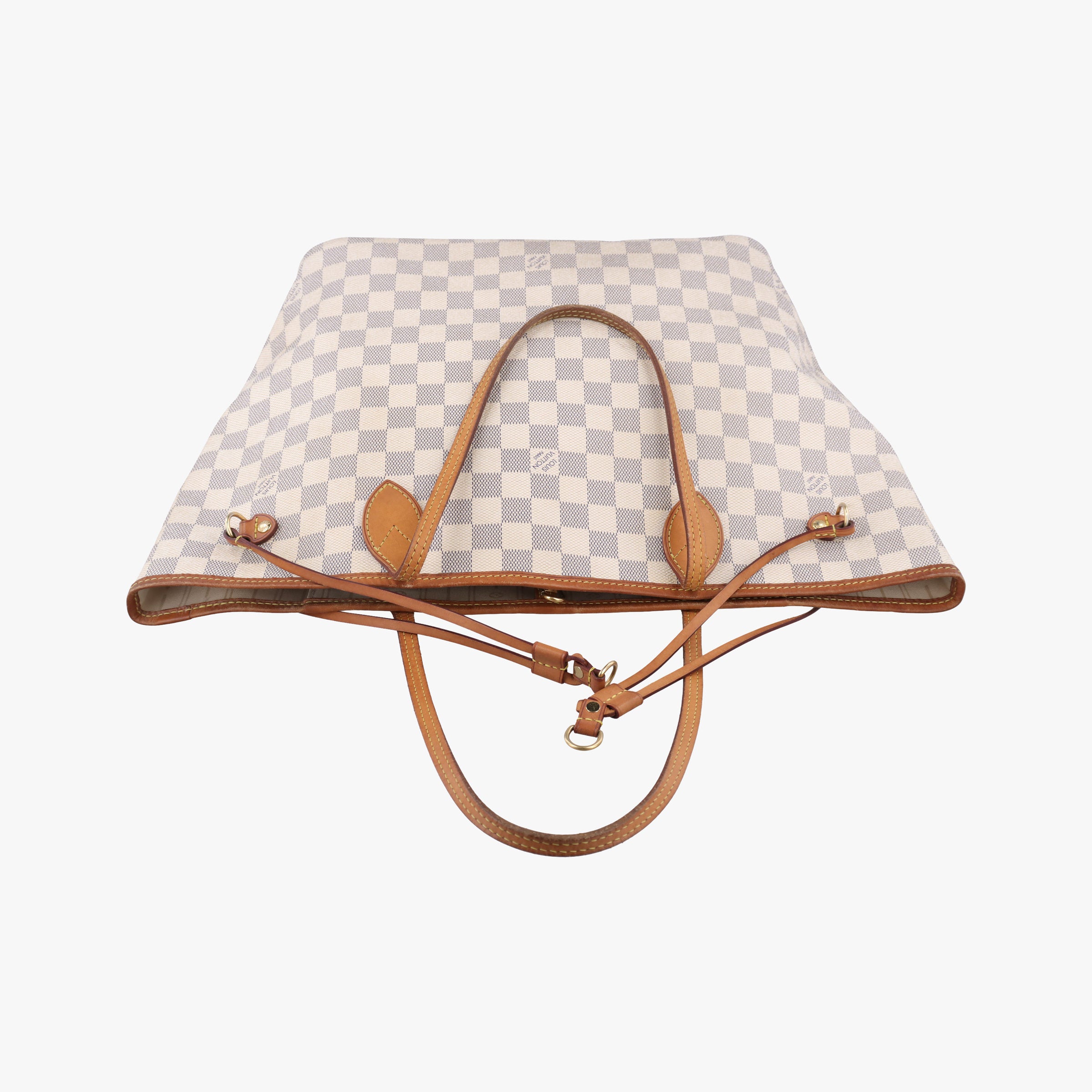 Secondhand Louis Vuitton Neverfull MM Azur Damier Canvas N51107 handbag | stylenewstar