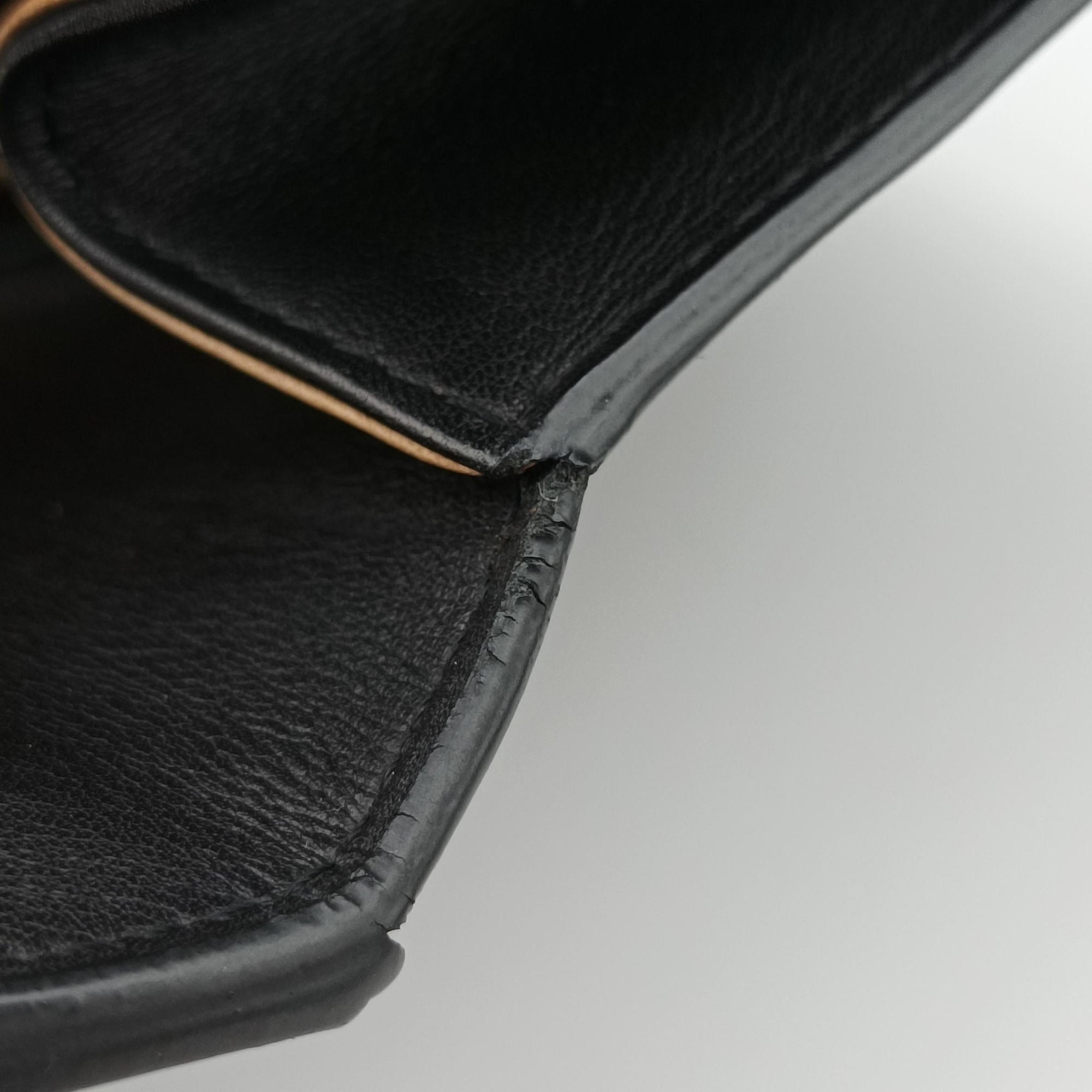 Secondhand Delvaux Tampete Black Leather  shoulderbag | stylenewstar