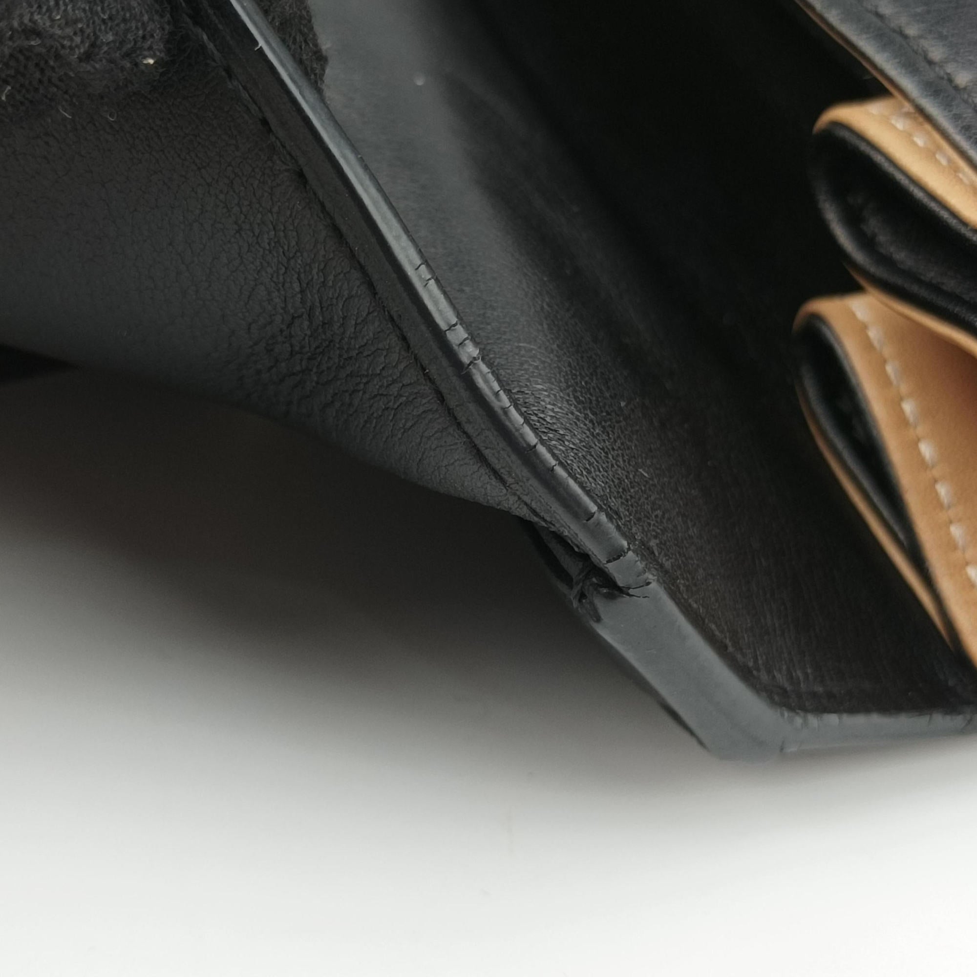 Secondhand Delvaux Tampete Black Leather  shoulderbag | stylenewstar