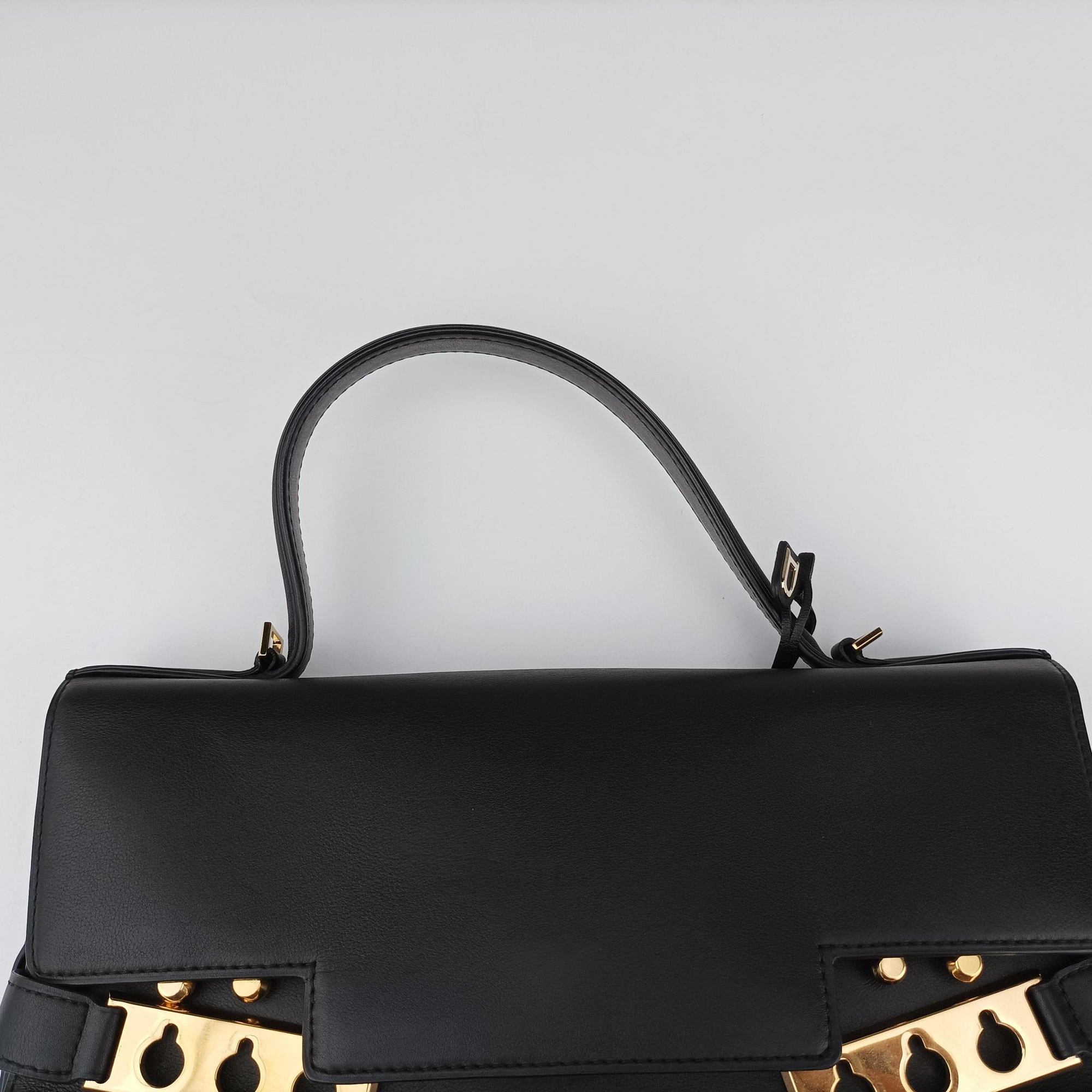 Secondhand Delvaux Tampete Black Leather  shoulderbag | stylenewstar