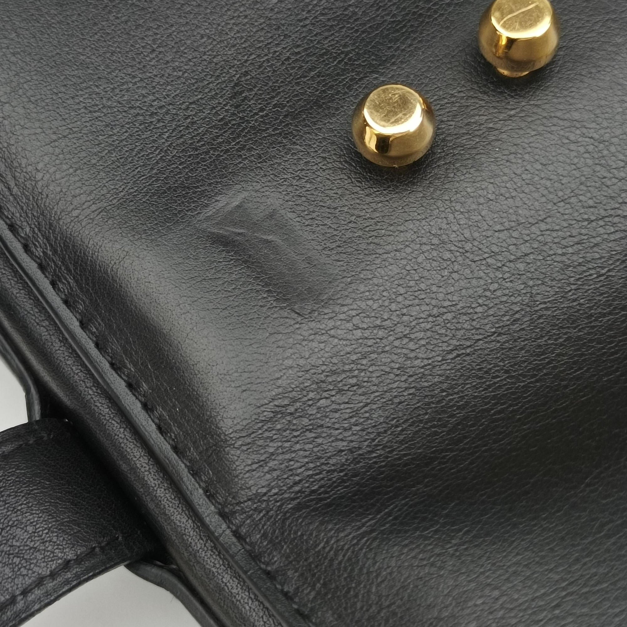 Secondhand Delvaux Tampete Black Leather  shoulderbag | stylenewstar