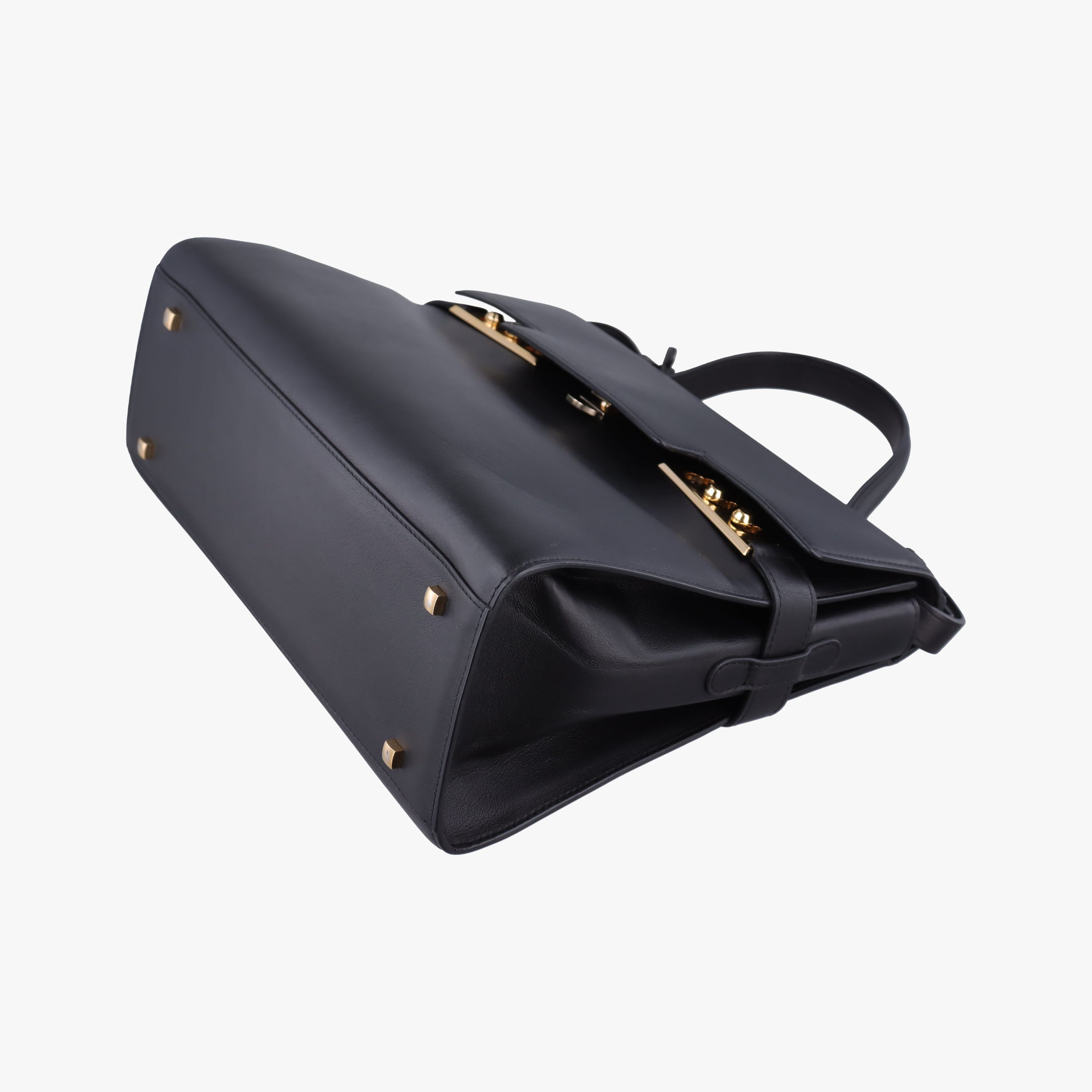 Secondhand Delvaux Tampete Black Leather  shoulderbag | stylenewstar