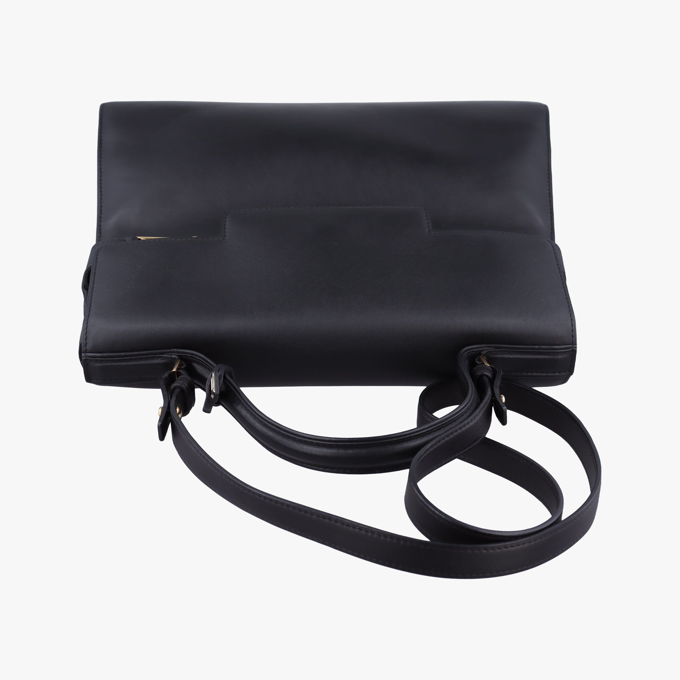 Secondhand Delvaux Tampete Black Leather  shoulderbag | stylenewstar