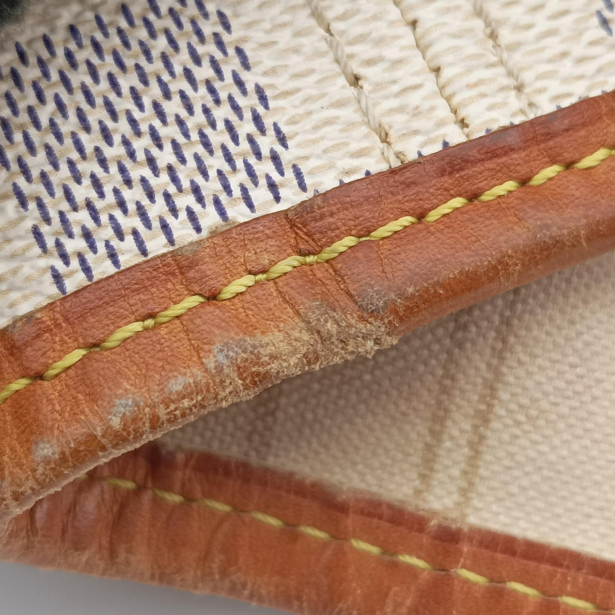 Secondhand Louis Vuitton NEVERFULL GM Azur Damier Canvas N51108 handbag | stylenewstar