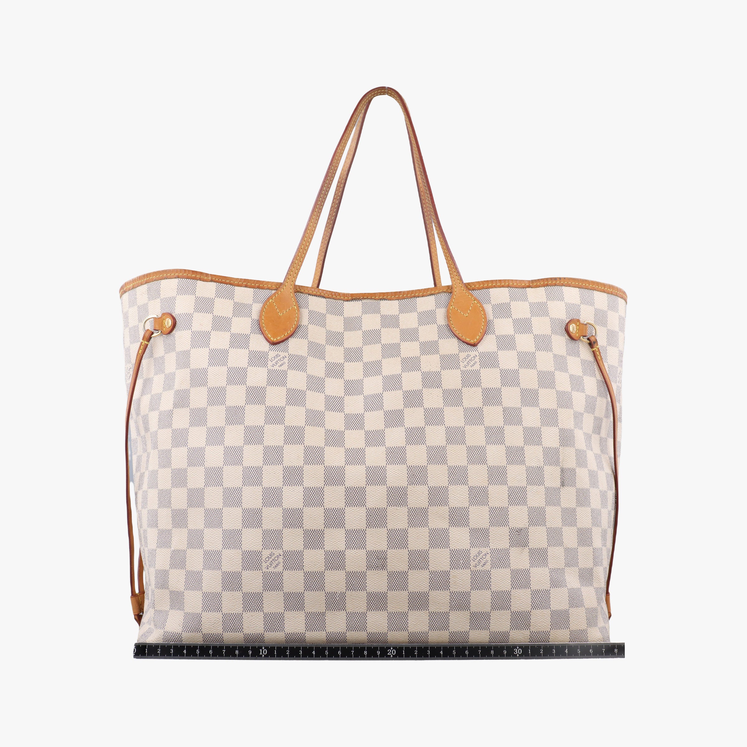 Secondhand Louis Vuitton NEVERFULL GM Azur Damier Canvas N51108 handbag | stylenewstar