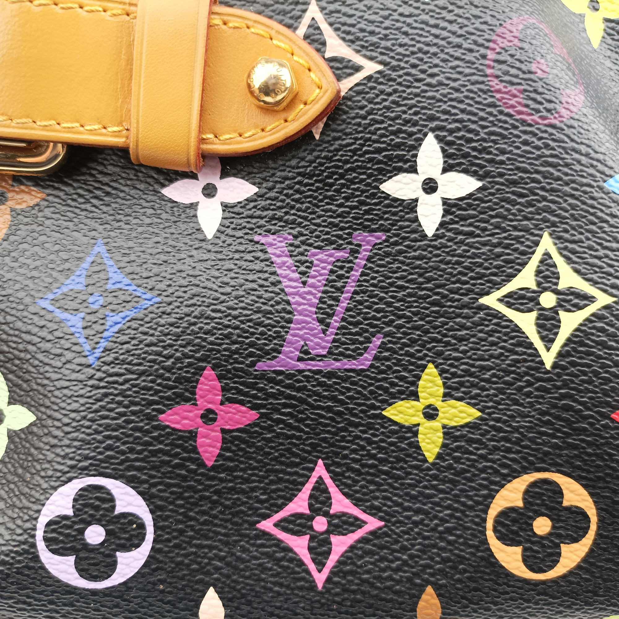 Pre-owned Louis Vuitton CLAUDIA Noir Monogram Multicolor M40194 shoulderbag | stylenewstar