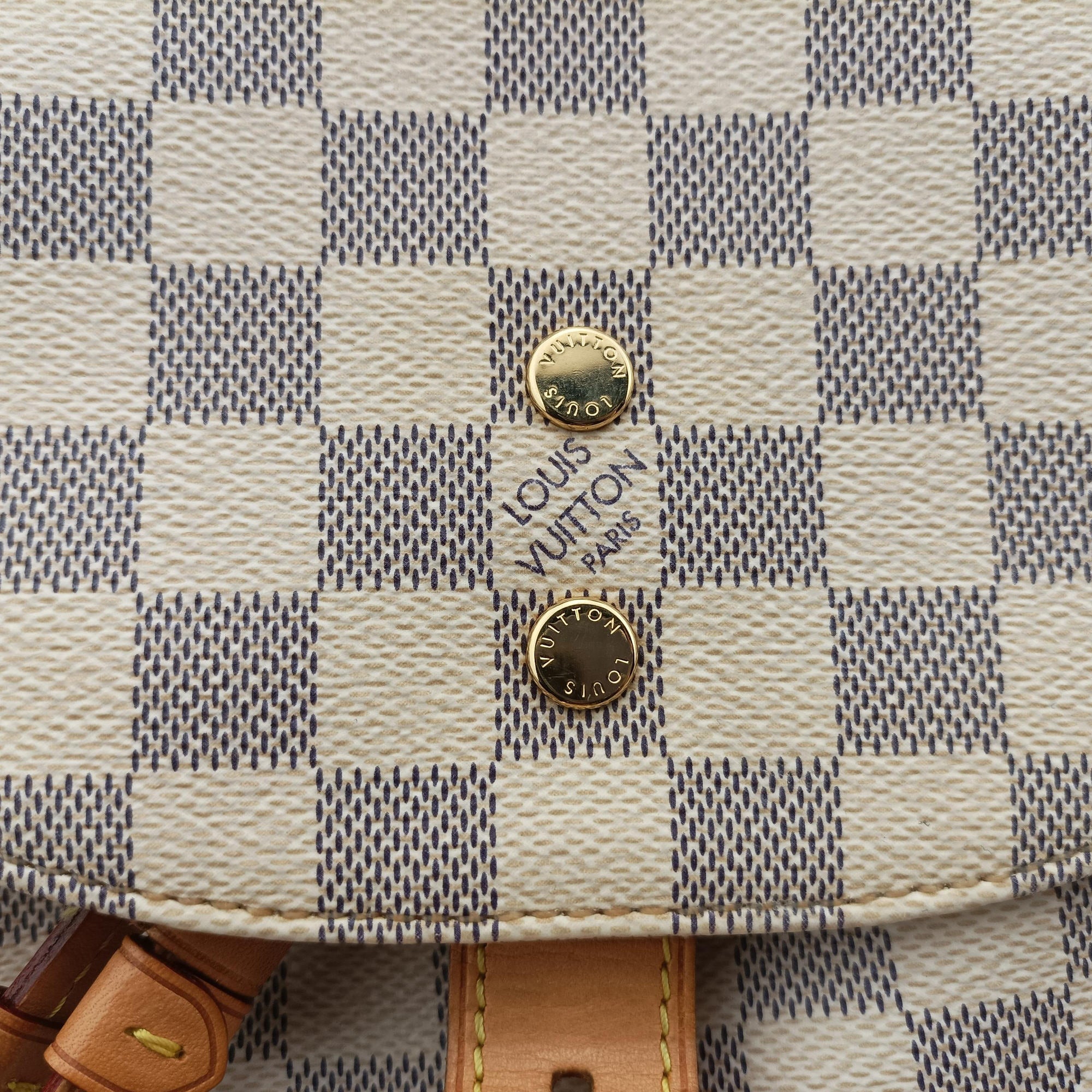 Pre-owned Louis Vuitton SPERONE　 Azur Damier Canvas N41578 backpack/rucksack | stylenewstar