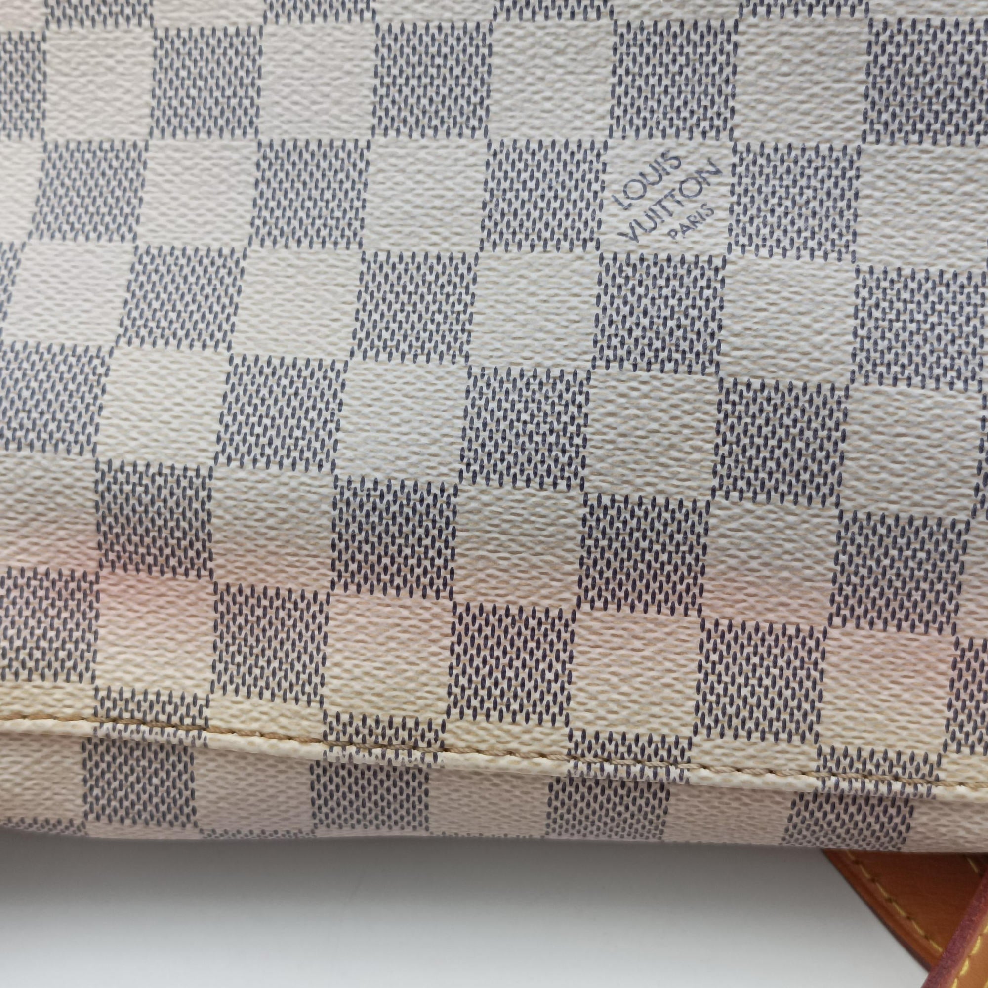 Pre-owned Louis Vuitton SPERONE　 Azur Damier Canvas N41578 backpack/rucksack | stylenewstar