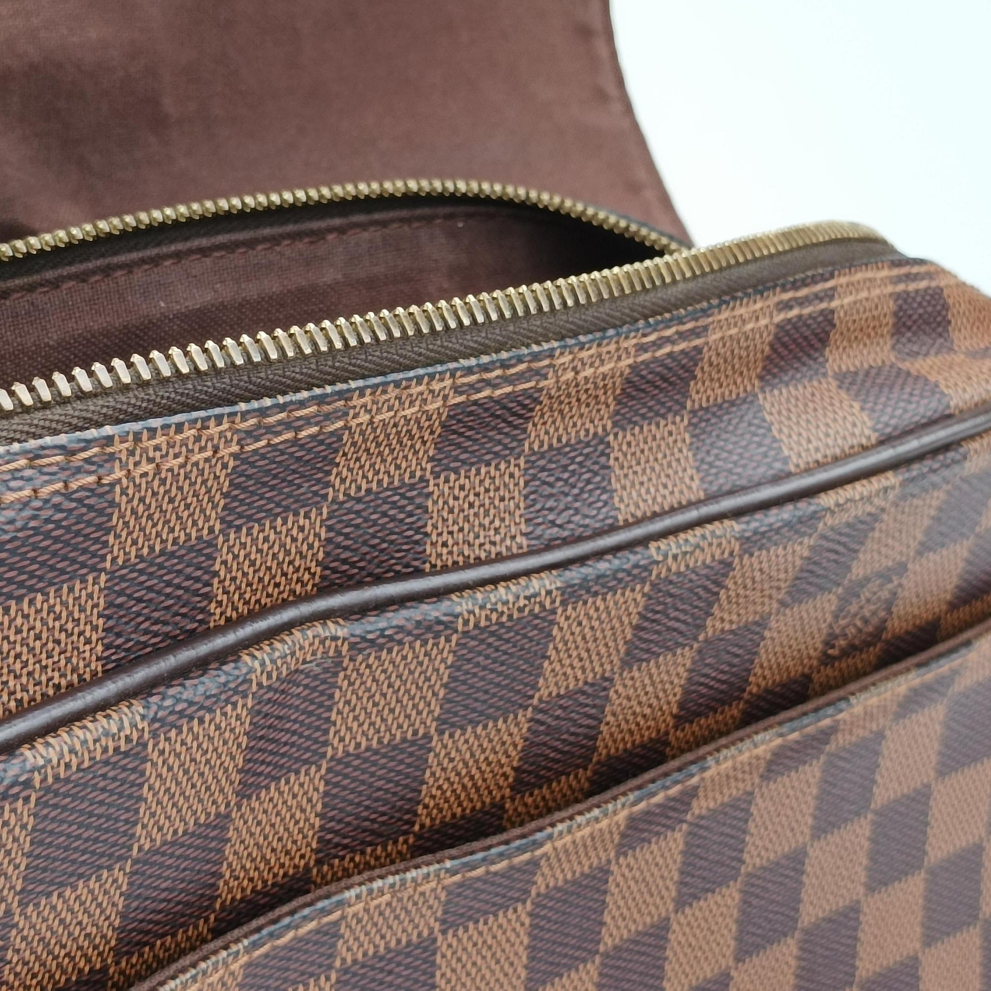 Vintage Louis Vuitton SHELTON EBENE Damier Canvas N41149 shoulderbag | stylenewstar