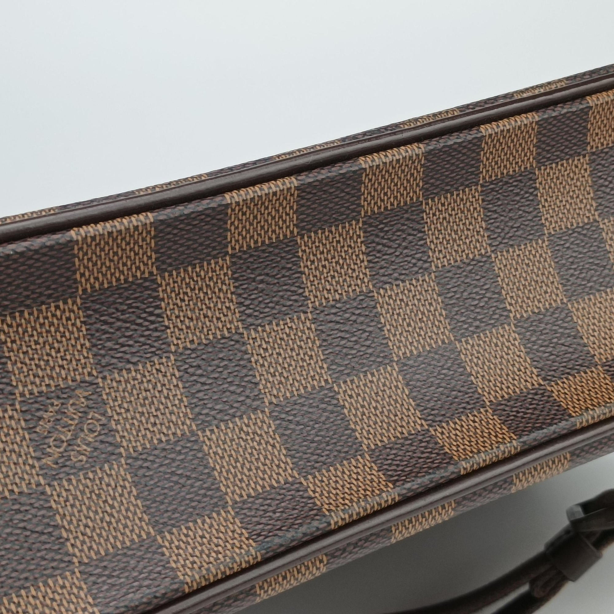 Vintage Louis Vuitton SHELTON EBENE Damier Canvas N41149 shoulderbag | stylenewstar