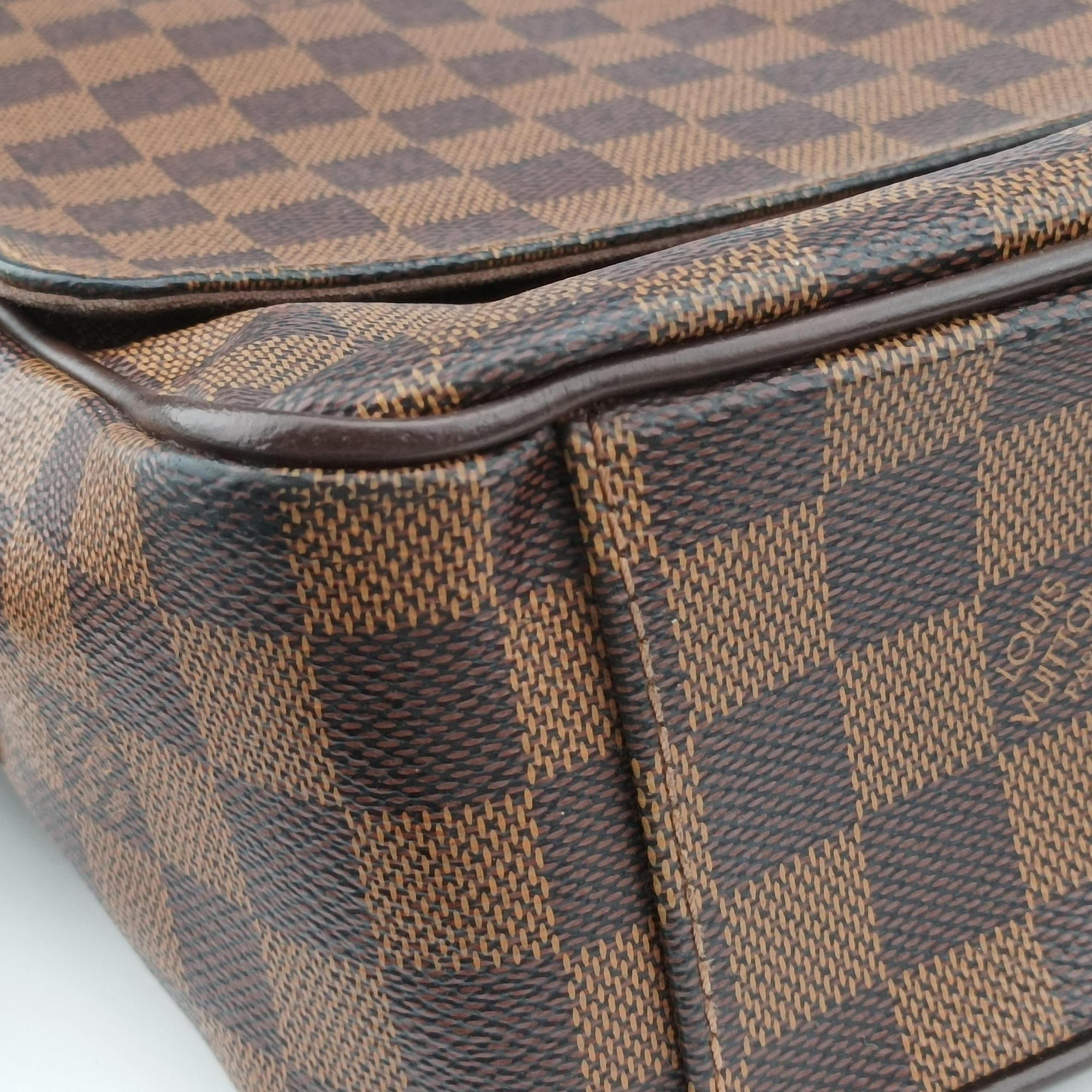 Vintage Louis Vuitton SHELTON EBENE Damier Canvas N41149 shoulderbag | stylenewstar