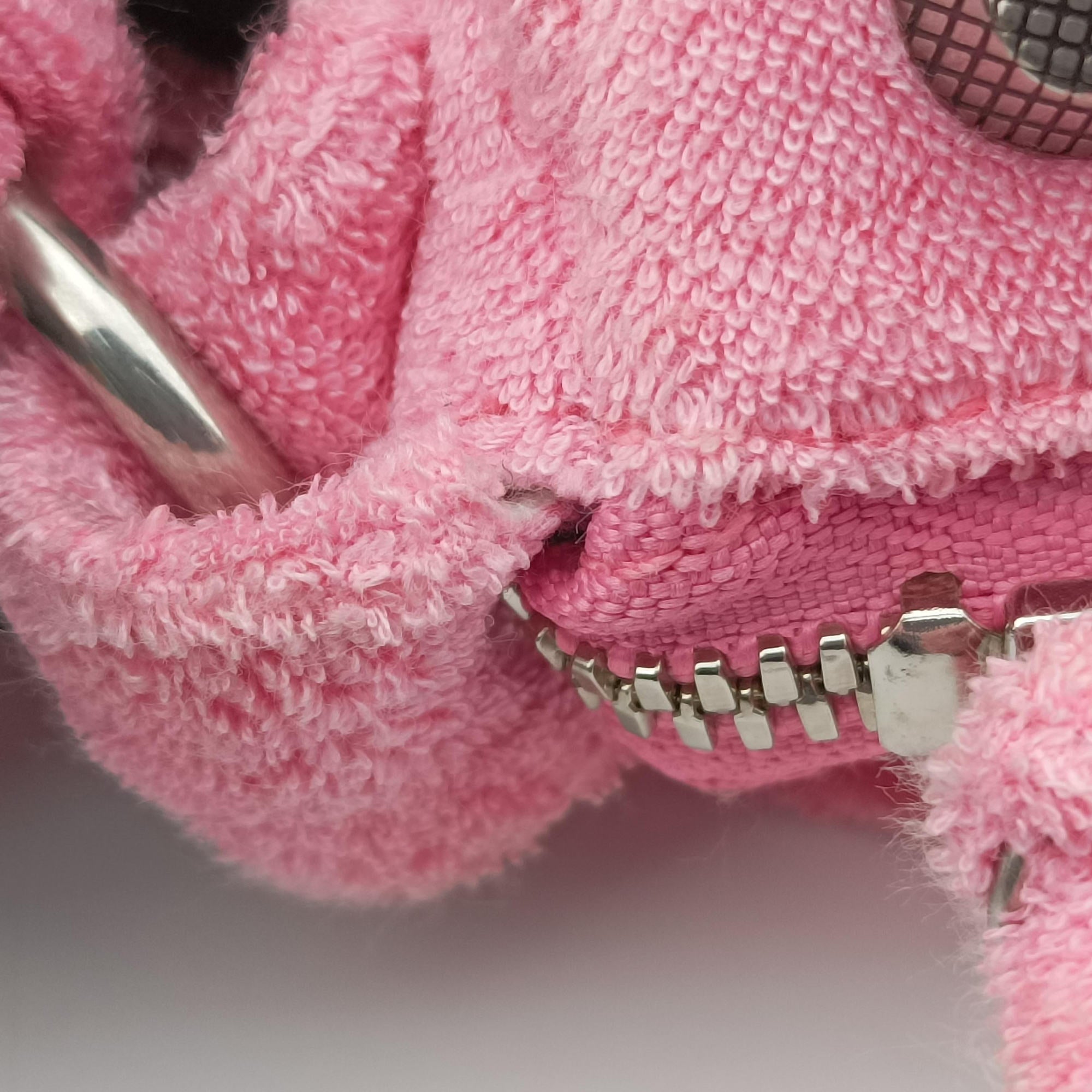 Secondhand Balenciaga Le Cagole mini Pink Pile Fabric  shoulderbag | stylenewstar