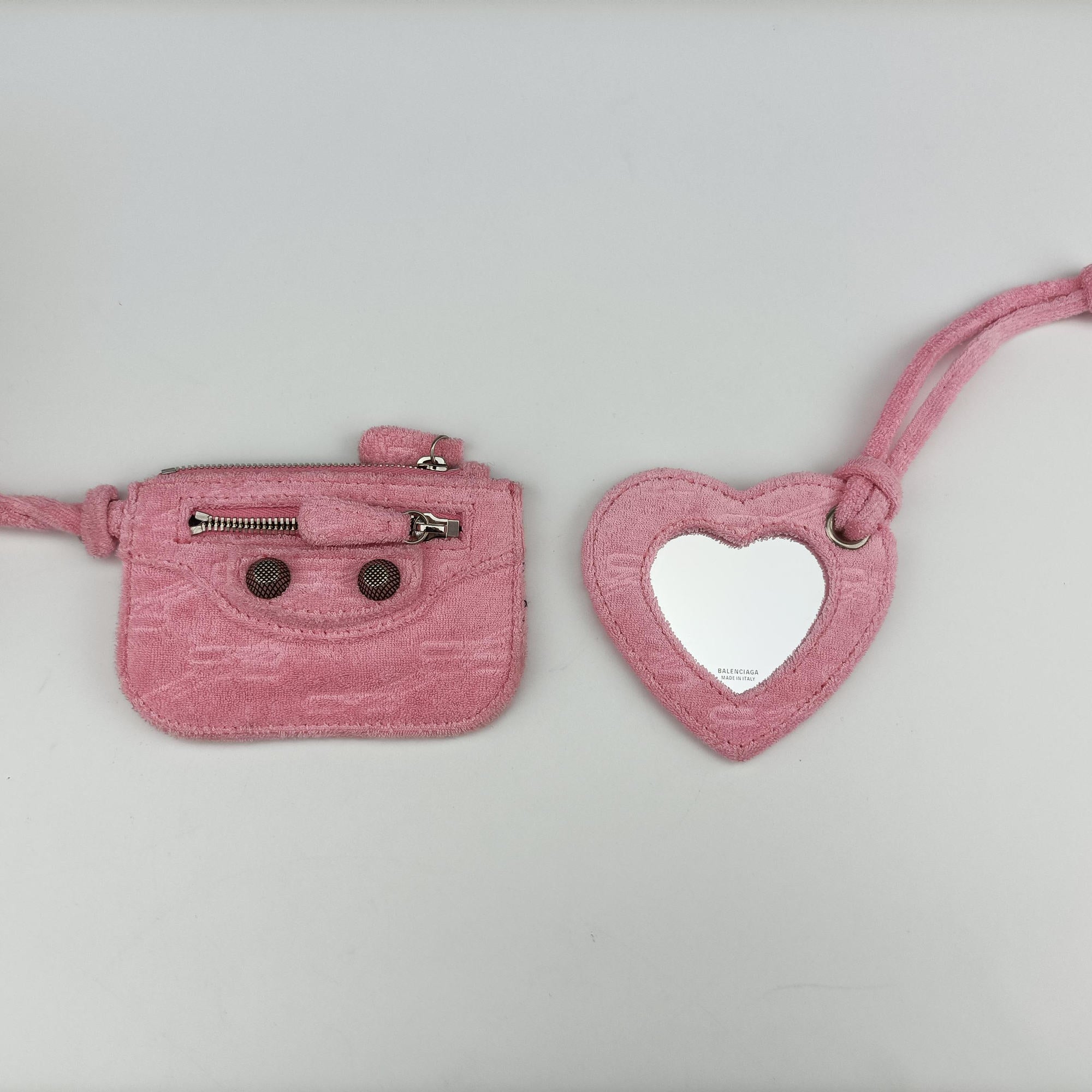 Secondhand Balenciaga Le Cagole mini Pink Pile Fabric  shoulderbag | stylenewstar