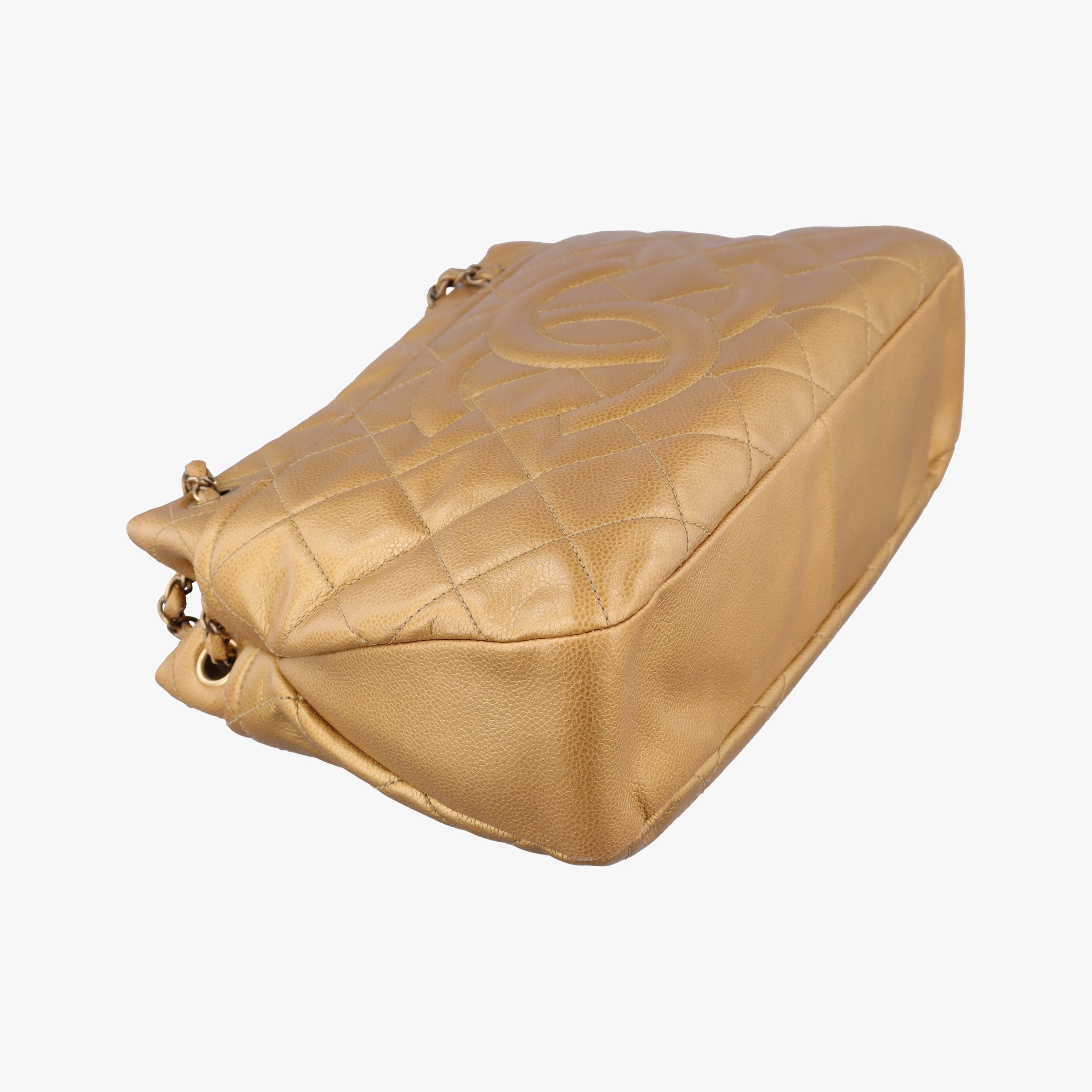 Pre-owned Chanel Matelasse Cocomark Golden caviar skin A65771 shoulderbag | stylenewstar