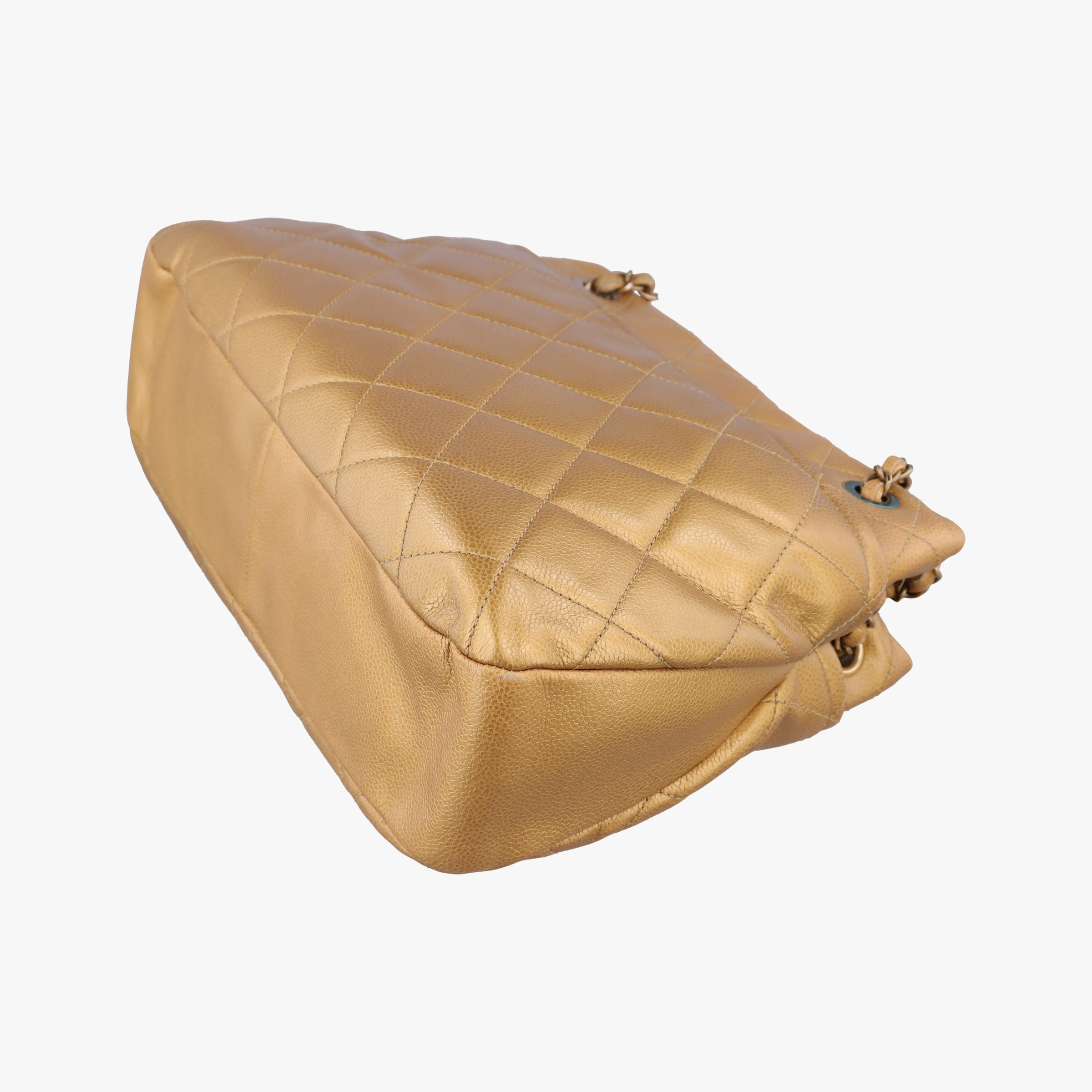 Pre-owned Chanel Matelasse Cocomark Golden caviar skin A65771 shoulderbag | stylenewstar
