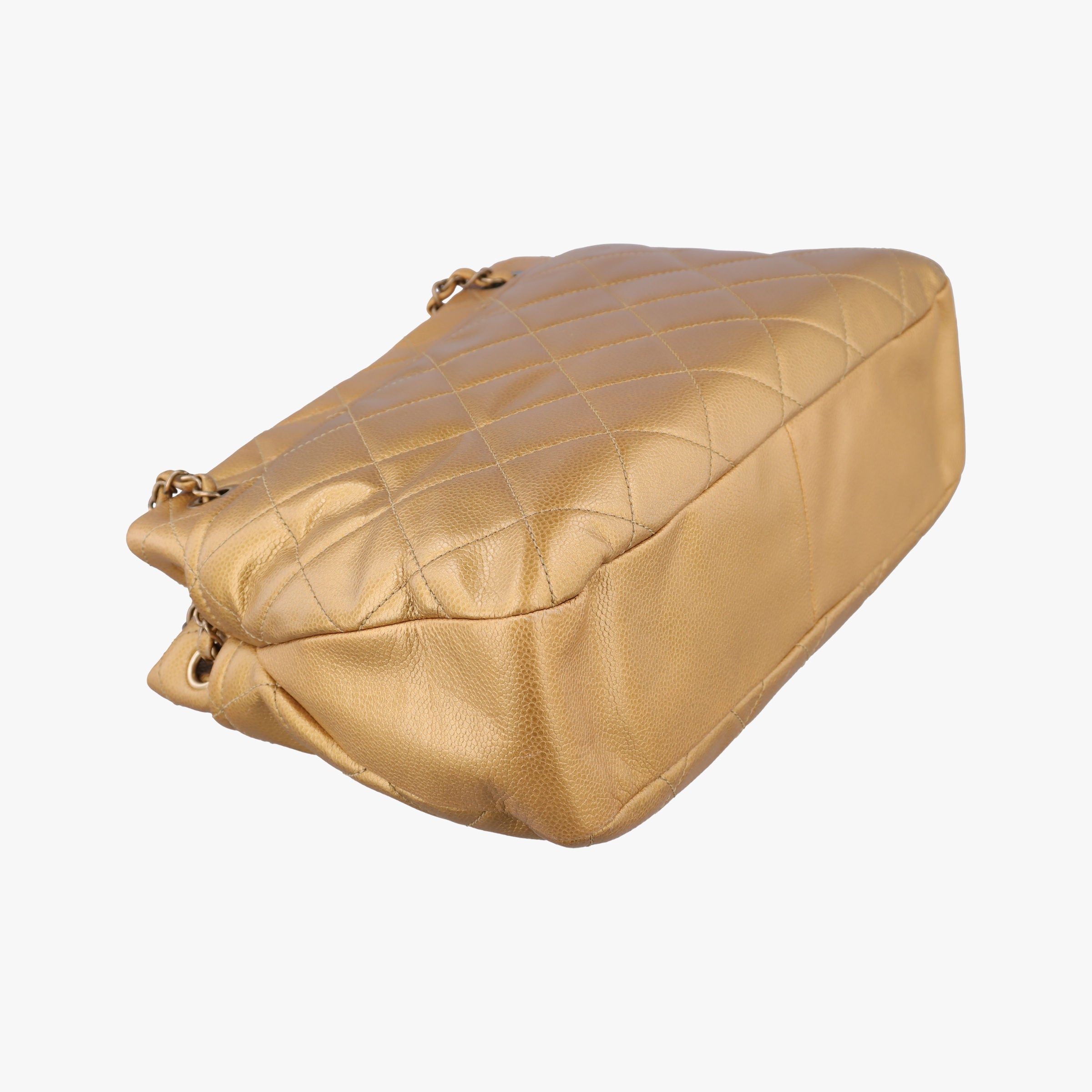 Pre-owned Chanel Matelasse Cocomark Golden caviar skin A65771 shoulderbag | stylenewstar