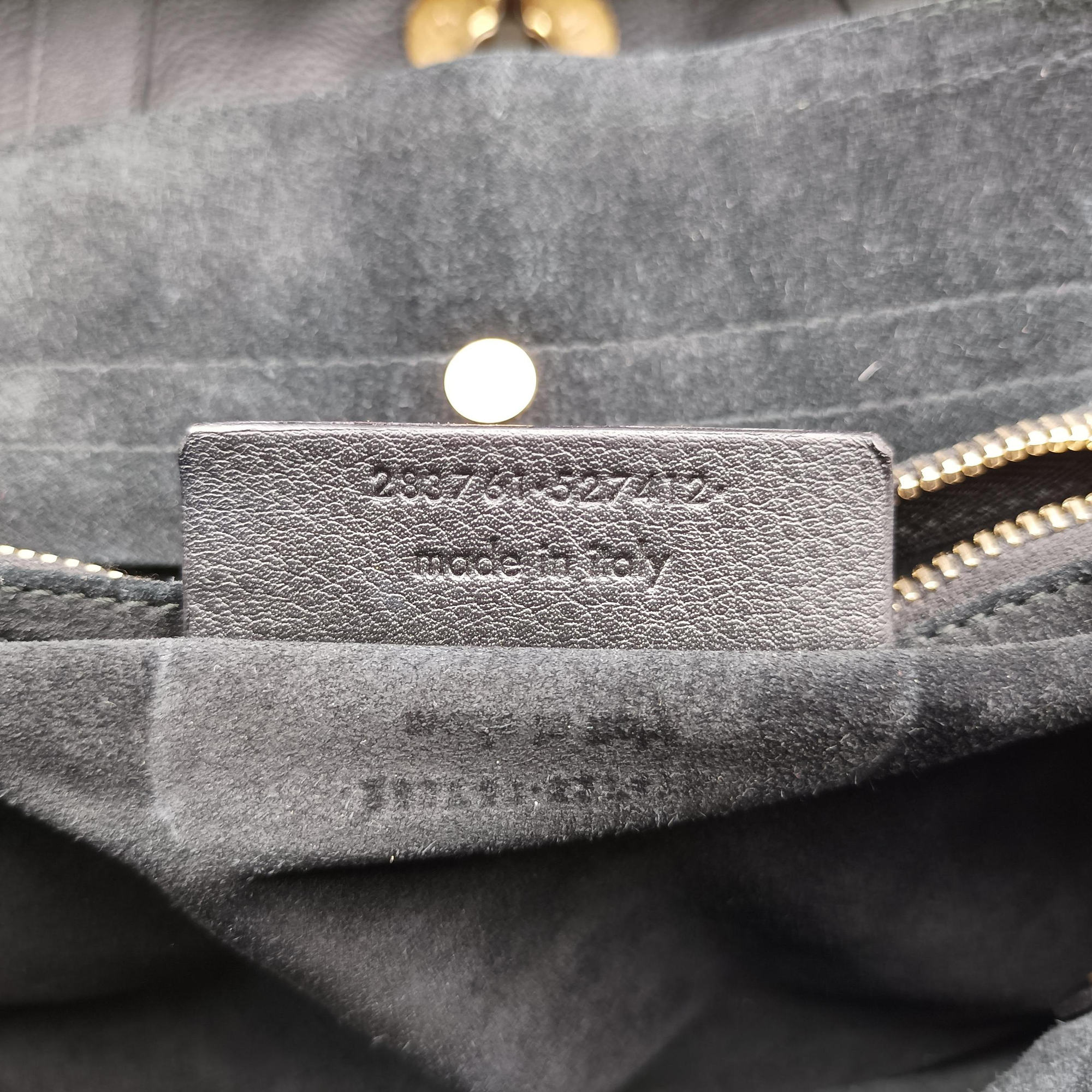Pre-owned Yves Saint Laurent Muse to White x Dark Brown x Black Pony hair x Leather 283761 shoulderbag | stylenewstar