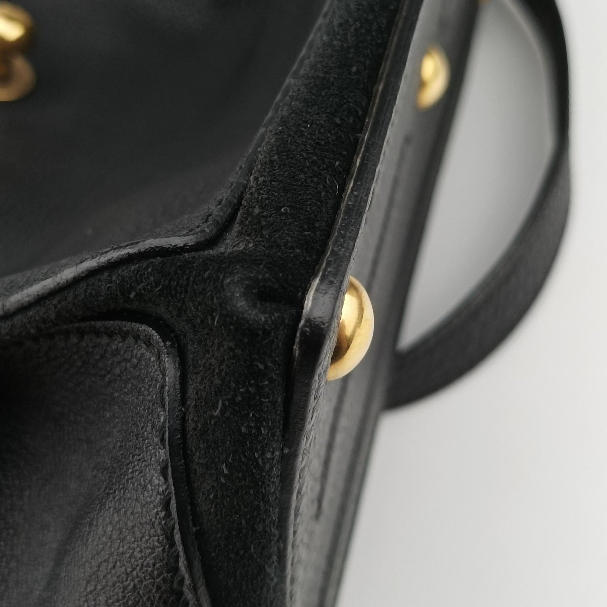 Pre-owned Yves Saint Laurent Muse to White x Dark Brown x Black Pony hair x Leather 283761 shoulderbag | stylenewstar
