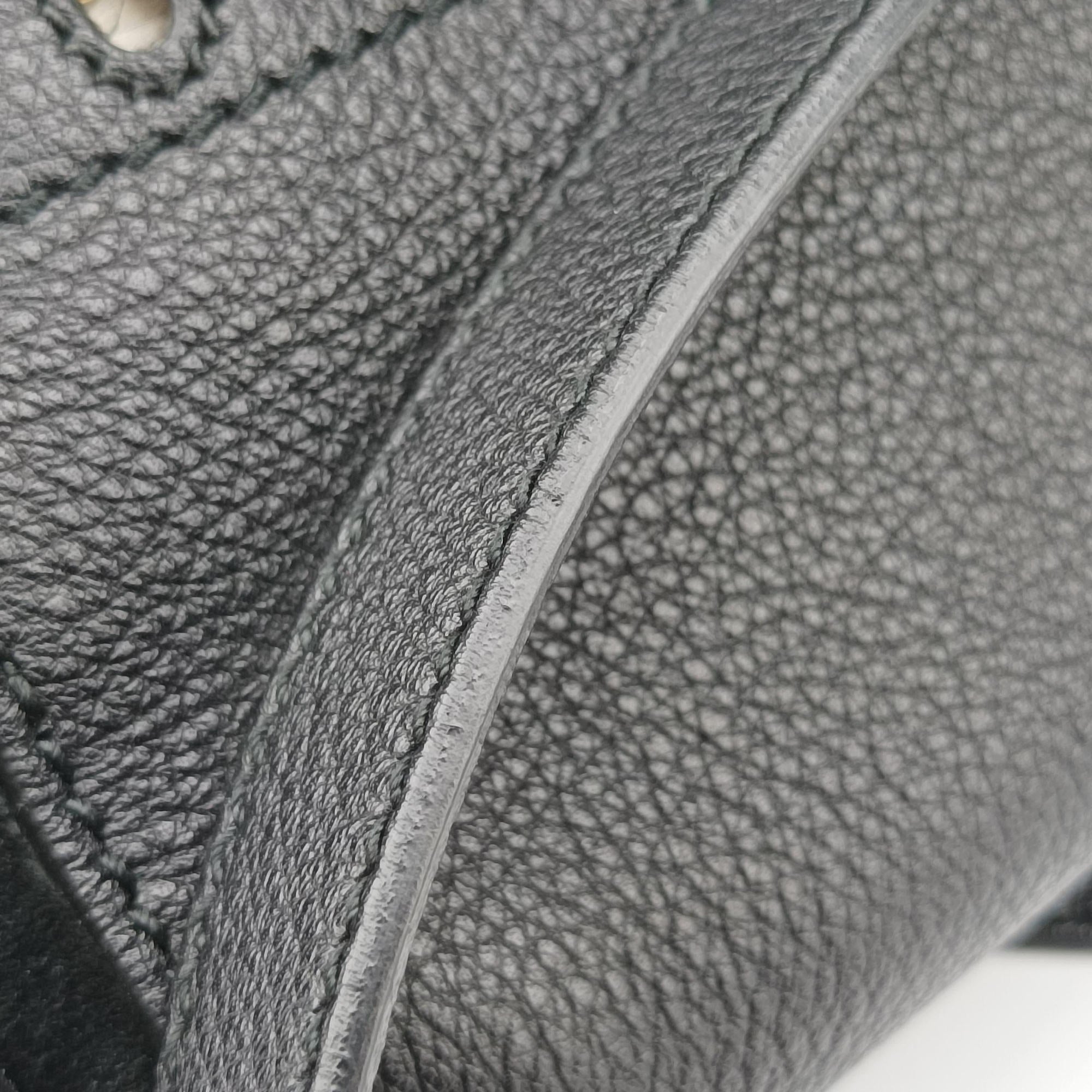 Pre-owned Yves Saint Laurent Muse to White x Dark Brown x Black Pony hair x Leather 283761 shoulderbag | stylenewstar