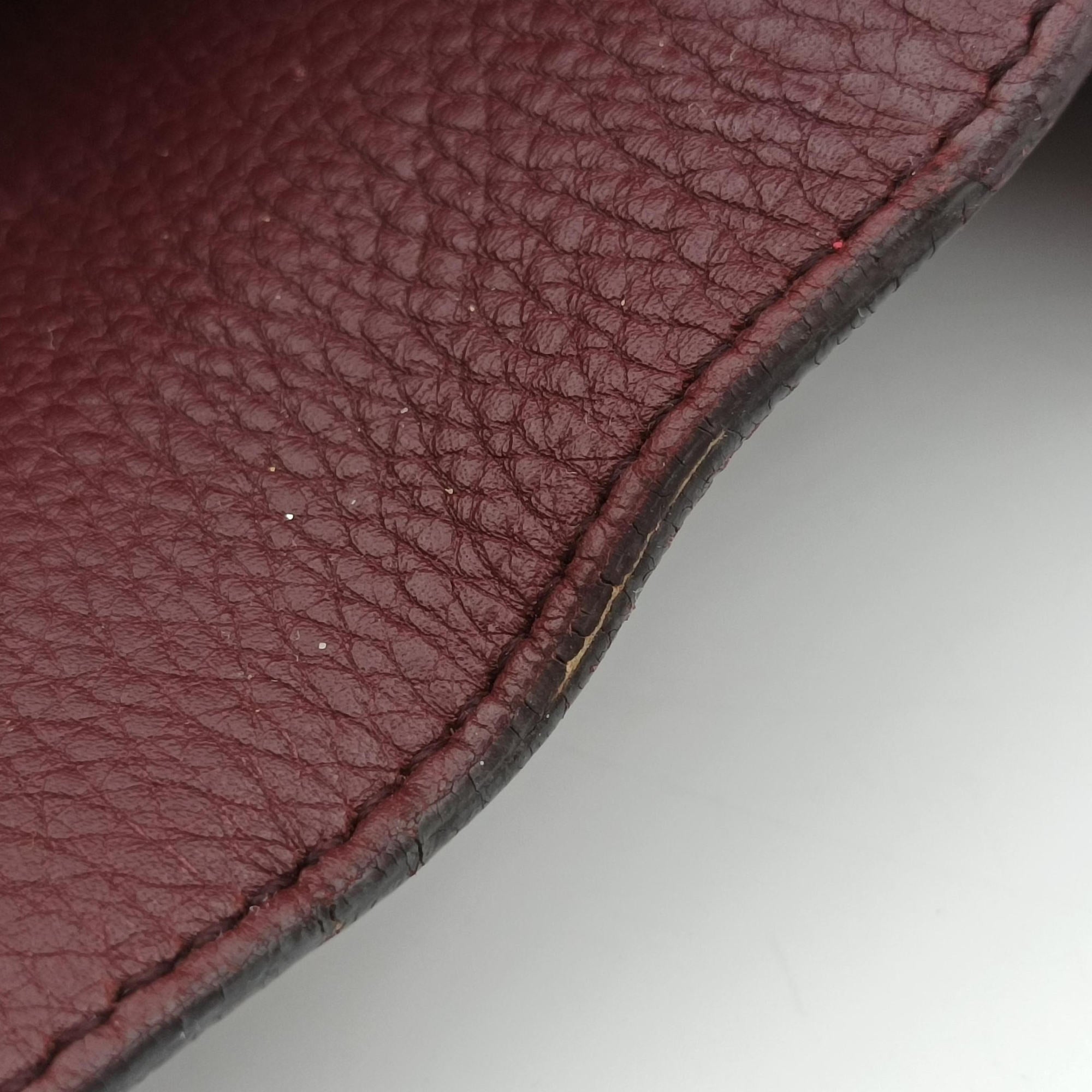 Pre-owned Gucci SOHO Burgundy Leather 336752 shoulderbag | stylenewstar