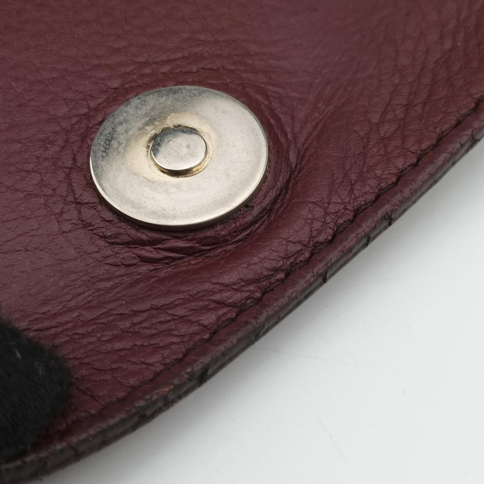 Pre-owned Gucci SOHO Burgundy Leather 336752 shoulderbag | stylenewstar