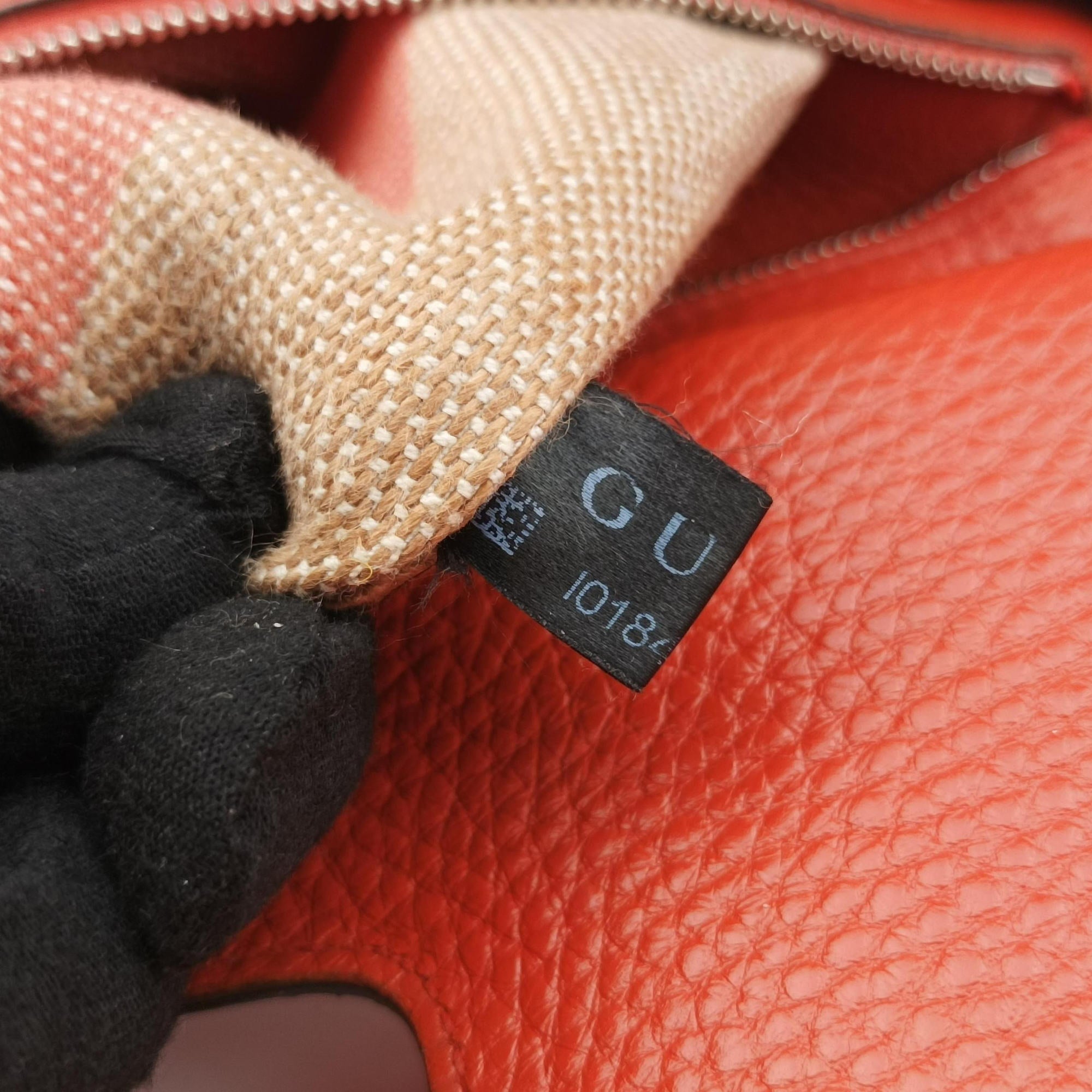 Secondhand Gucci Bamboo Daily Orange Leather 392013 shoulderbag | stylenewstar