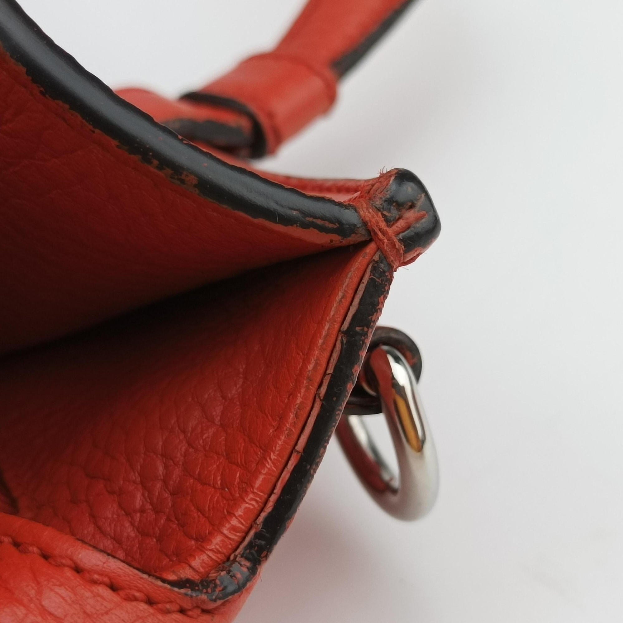 Secondhand Gucci Bamboo Daily Orange Leather 392013 shoulderbag | stylenewstar