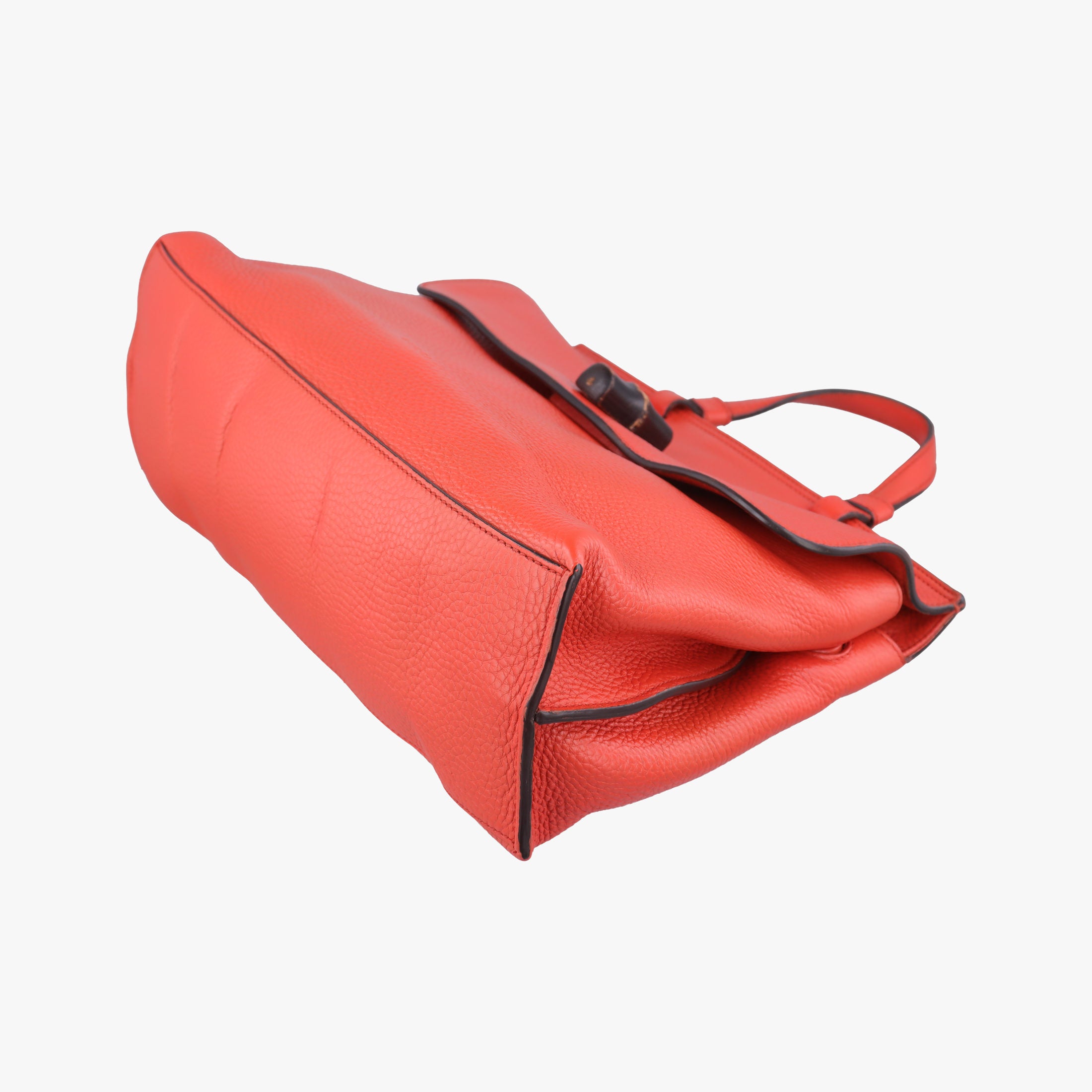 Secondhand Gucci Bamboo Daily Orange Leather 392013 shoulderbag | stylenewstar